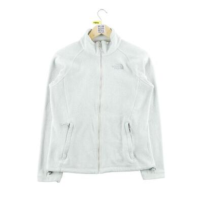 Tweedehands - the north face dames fleece jas wit - goede staat