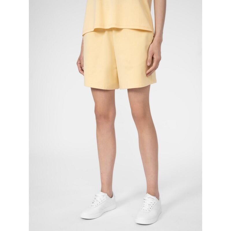 Pantalón corto 4F CAS F070 mujer amarillo pastel 2/3