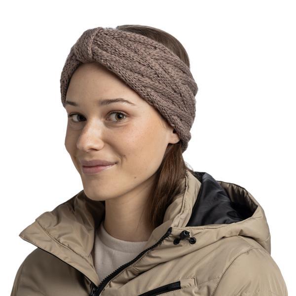 Bandeau tricoté Femme Buff Marron TAILLE UNIQUE 7/7