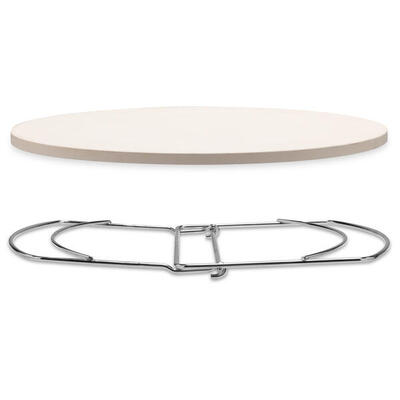 Pizzasteen bakplaat rond camping buiten grill accessoires oven brood 34 cm