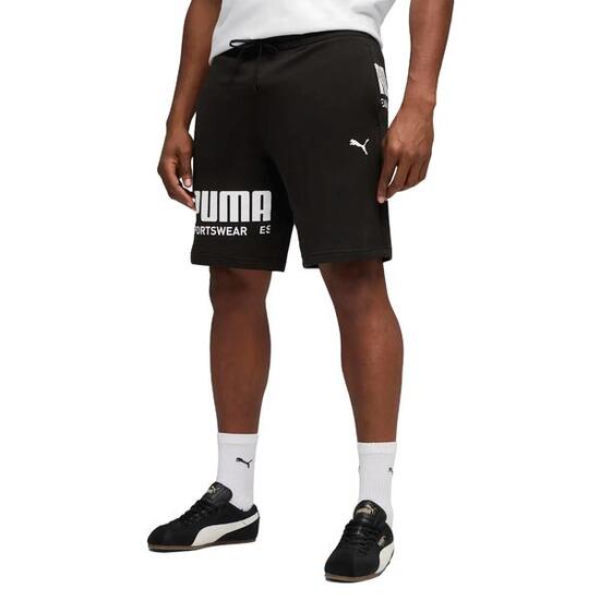 Shorts Puma Sport Graphic Shorts Tr, Noir, Hommes