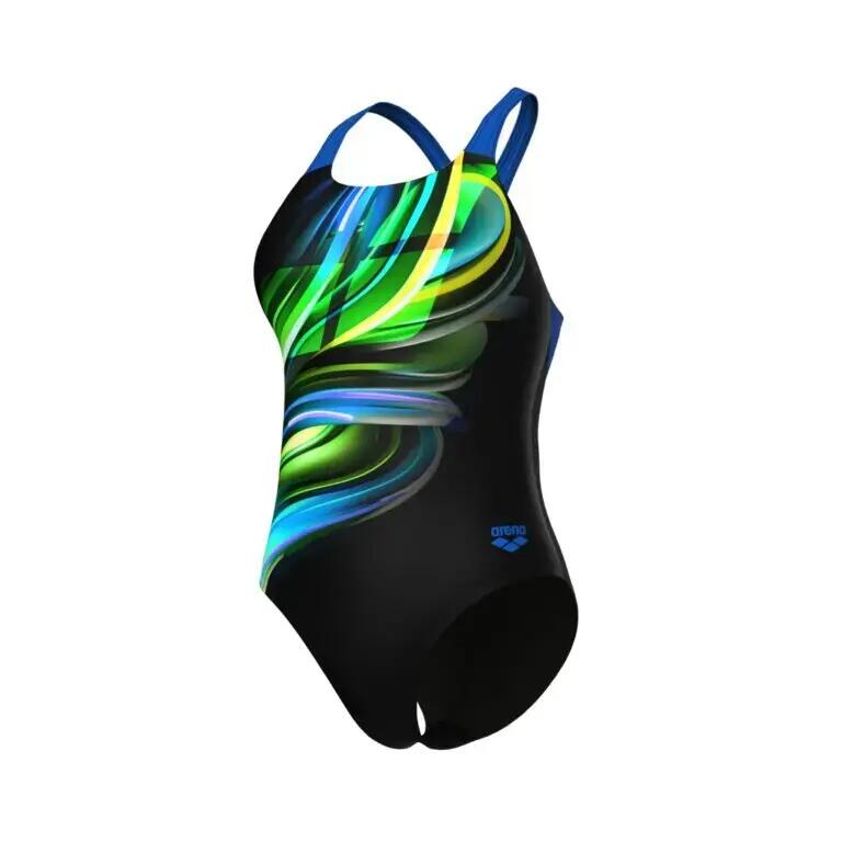 Women's 1-piece swimsuit Arena Bloom Pro Back