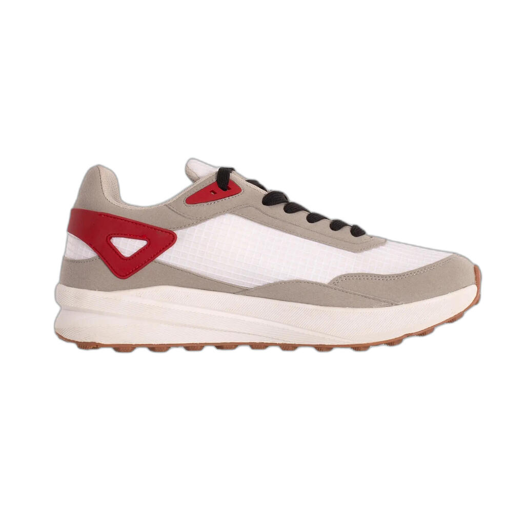 WHITE / RED / BEIGE