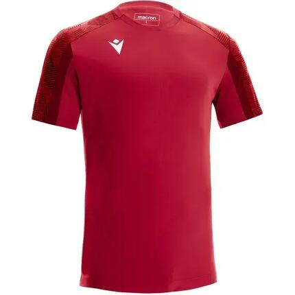 Shirt - Voetbal - Heren - Macron Gede - Ademend, Mesh inzet, V-hals - Bordeaux