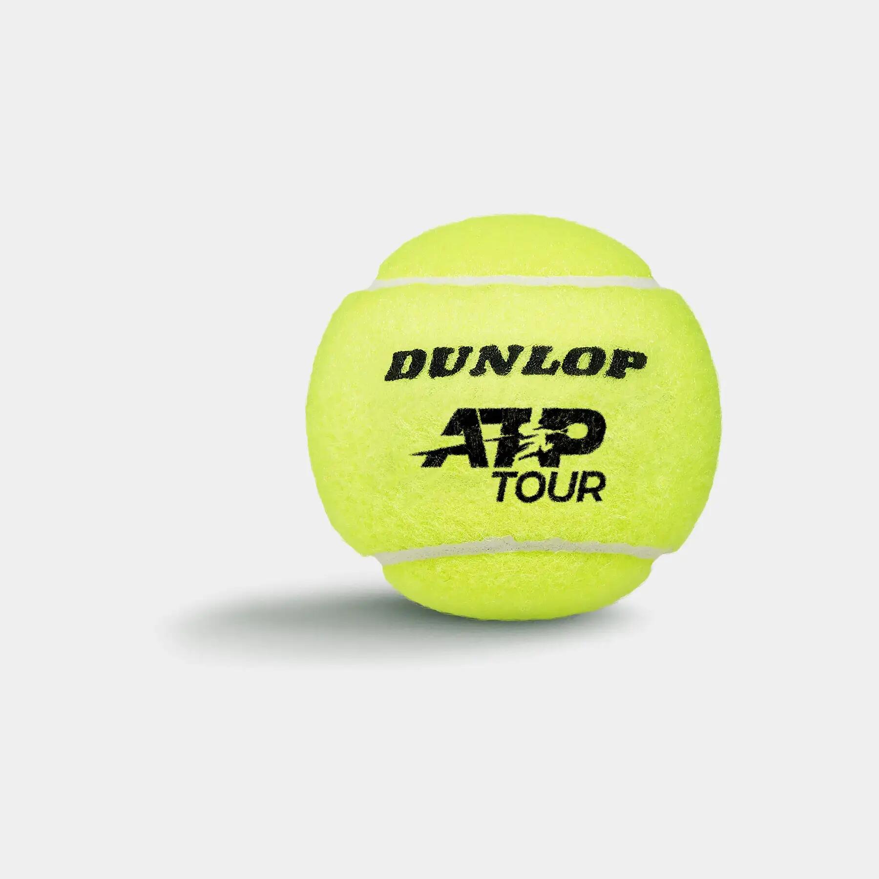Balle de Tennis Dunlop ATP Tour 4-Tin 3/3