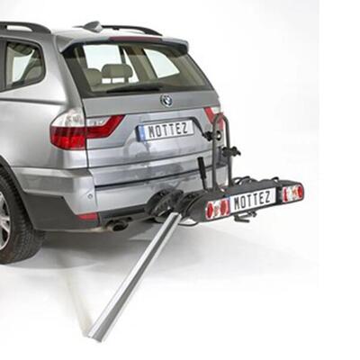 Fietsendrager voor trekhaak platform 2 fietsen mottez zeus vae/ebike