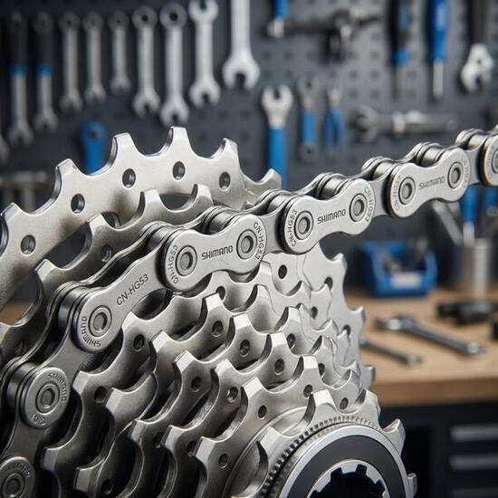 SHIMANO Kette CN-HG53 9-fach 114 Glieder - zuverlässige Schaltperformance für...