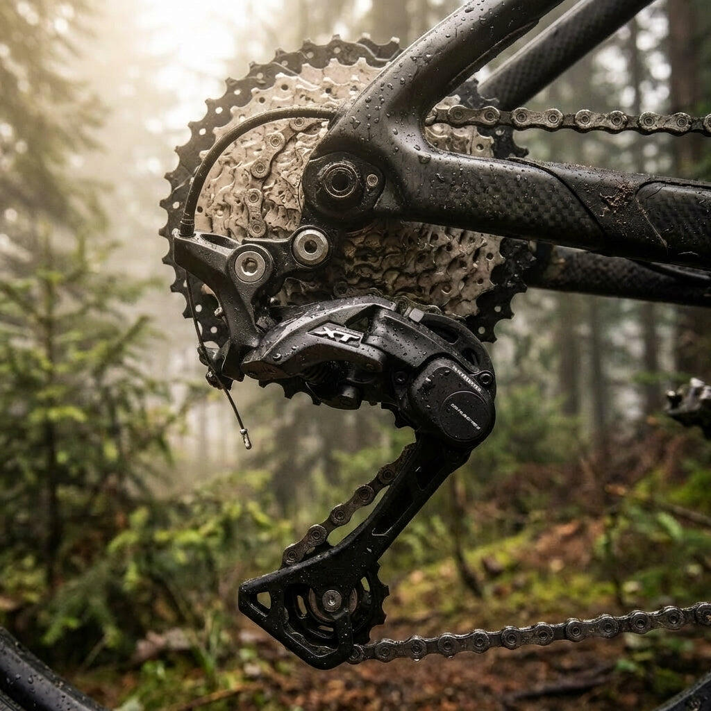 Shimano XT M8000 11S Desviador traseiro sombra + gaiola longa 3/3