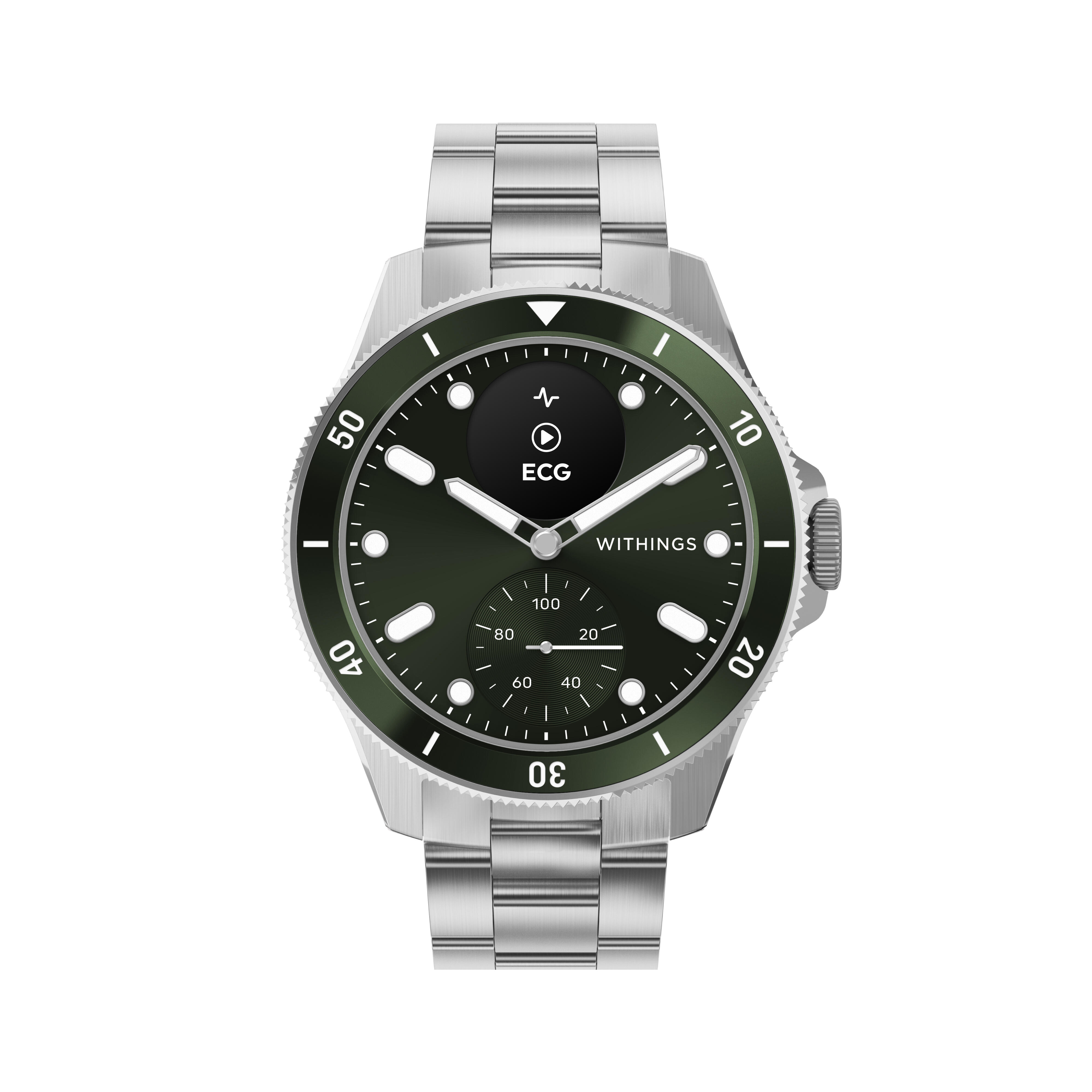 Withings Relógio Scanwatch Nova 42Mm- Verde da Decathlon