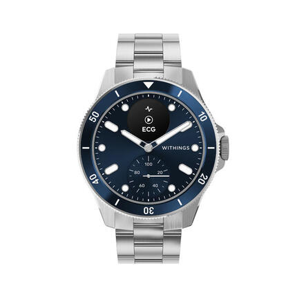 WITHINGS ScanWatch Nova - Montre connectée santé - 42mm Black