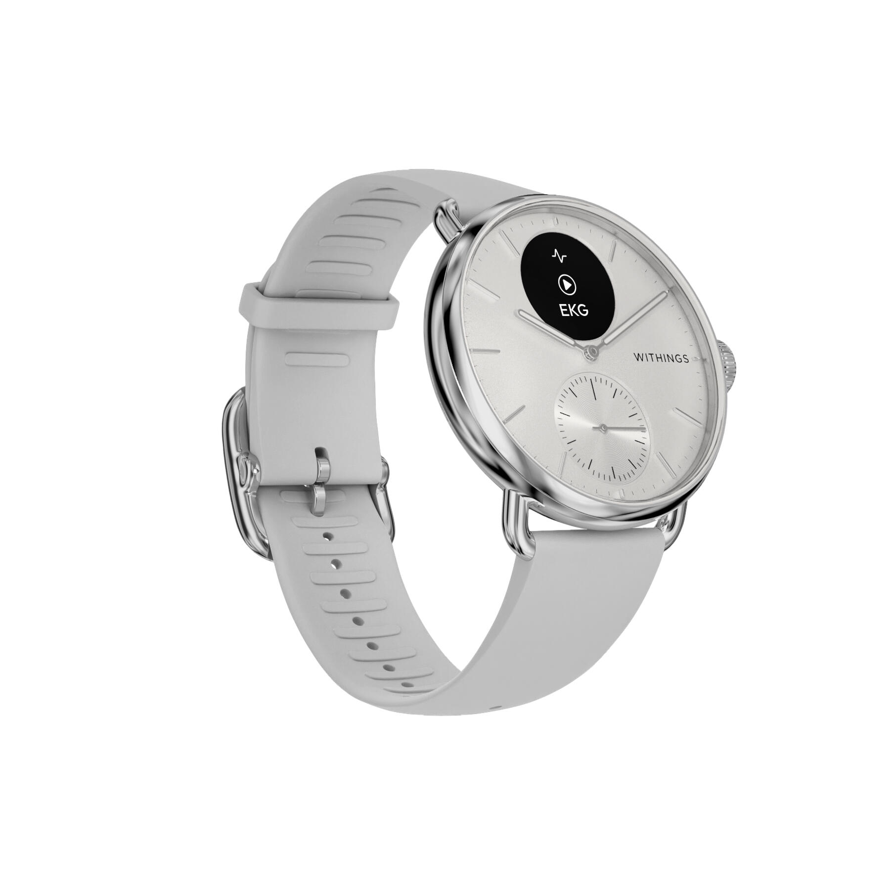 WITHINGS ScanWatch 2 - Smartwatch per la salute ECG SpO2 temperatura 38mm Bianco 3/7
