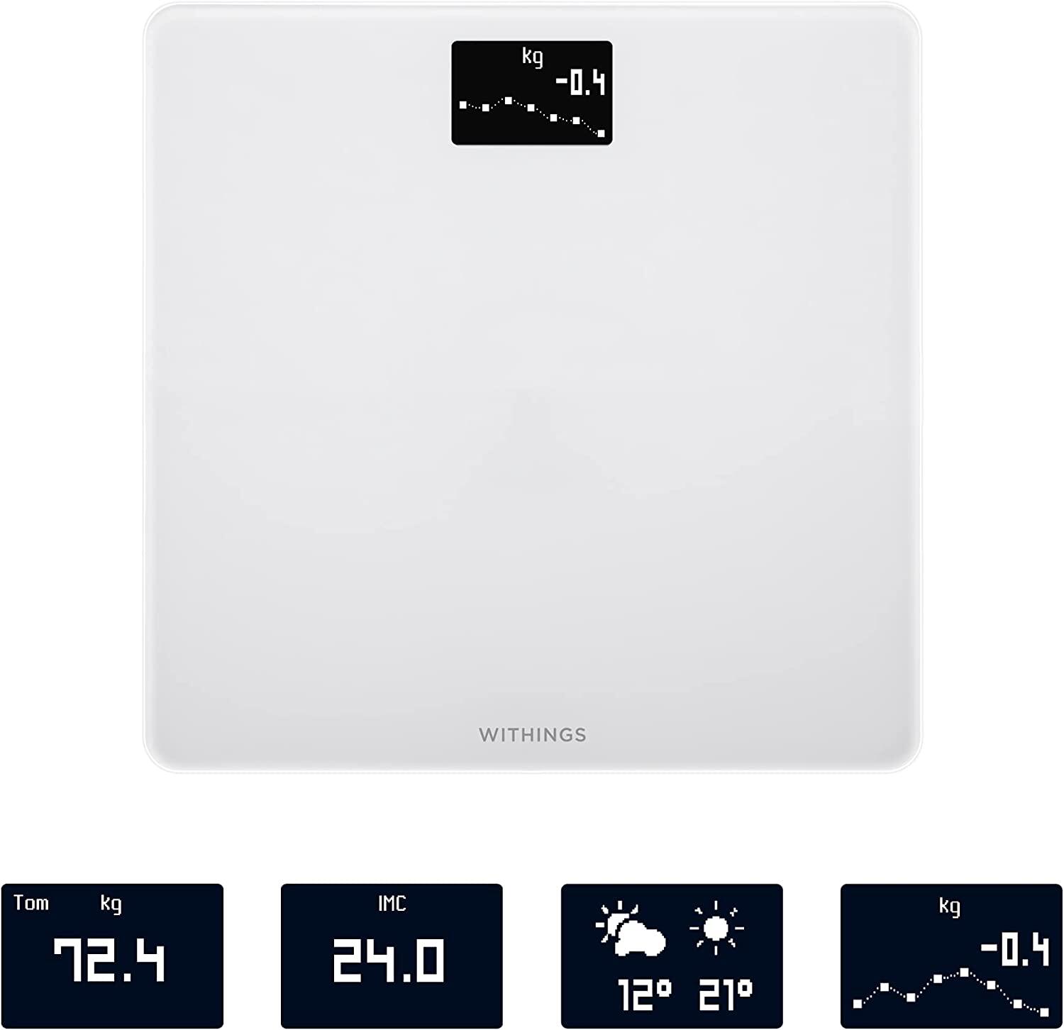 WITHINGS Body - Báscula conectada WIFI con impedanciómetro Blanco 2/6