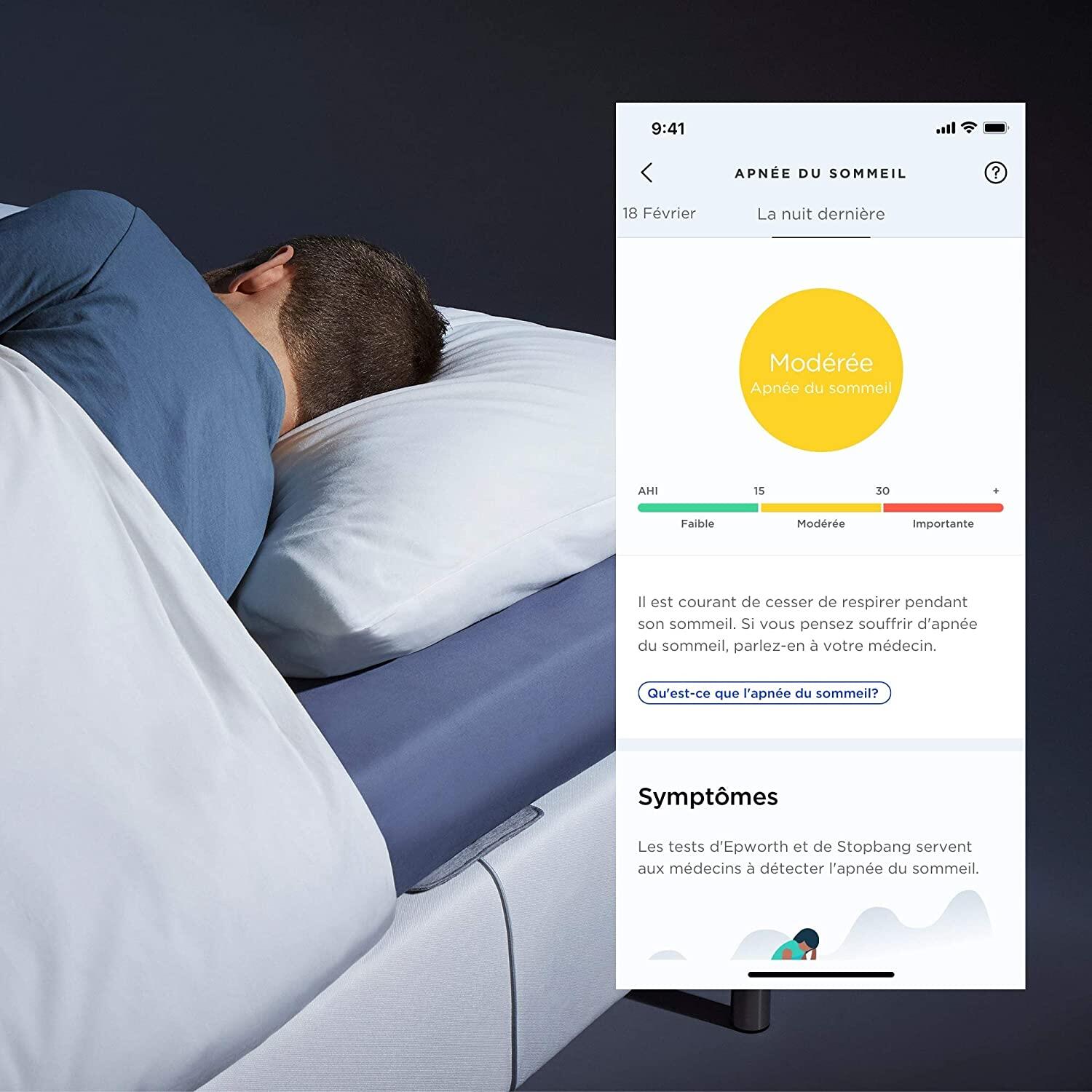 WITHINGS Sleep Analyzer - Détection apnée du sommeil, santé cardiovasculaire 3/4