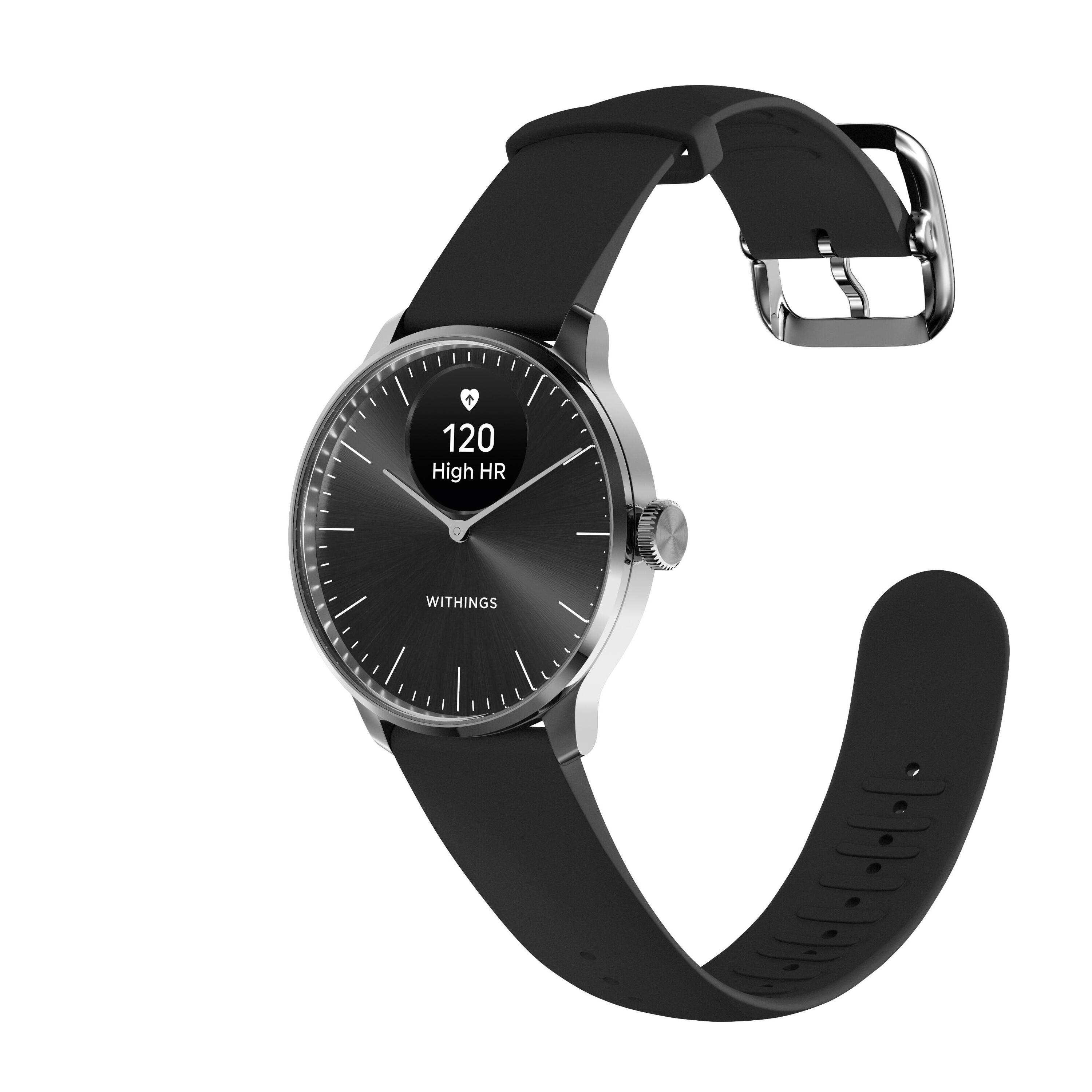 WITHINGS ScanWatch Light - Smartwatch per la salute cardiovascolare, 37mm Nero 3/7