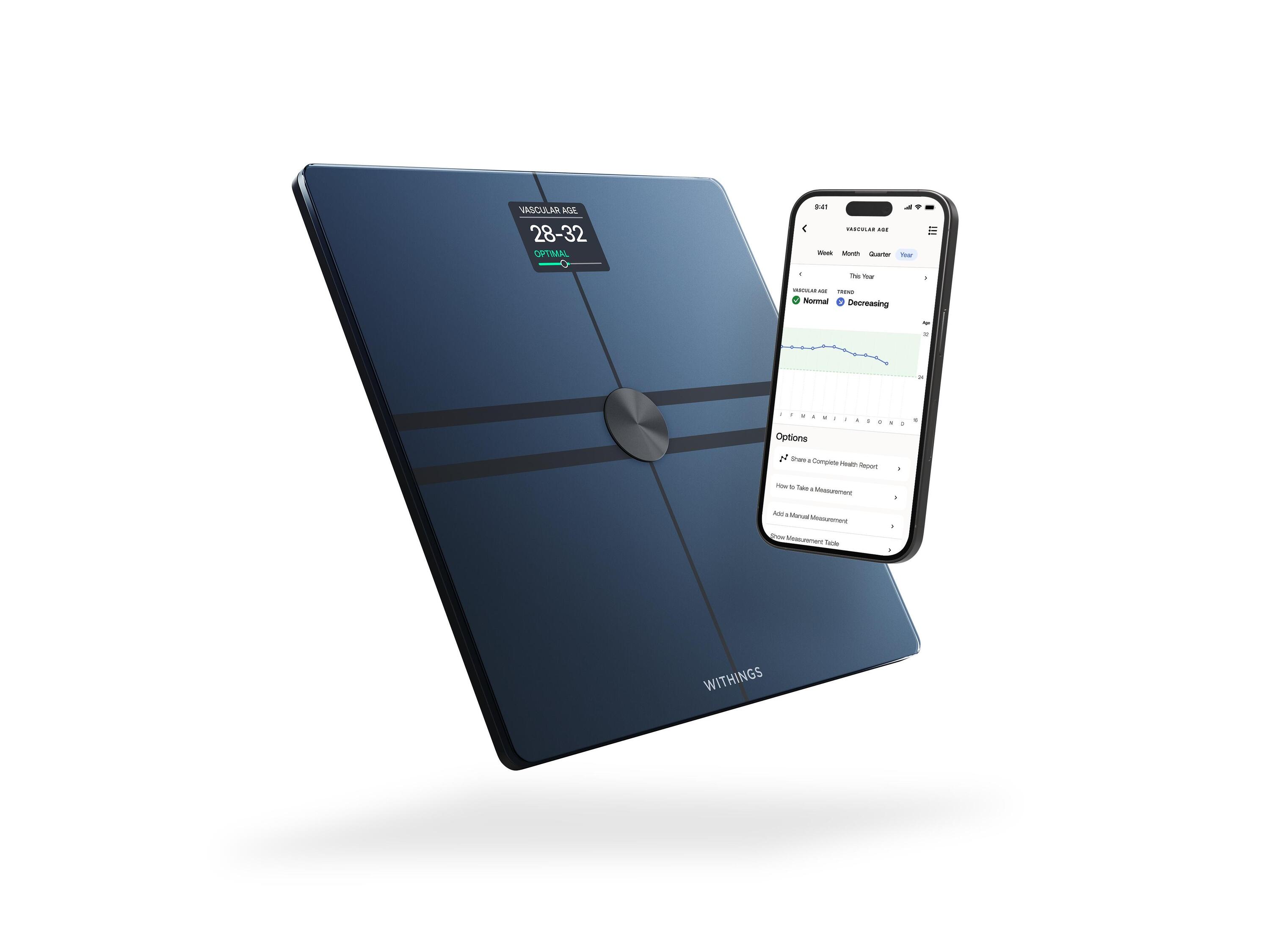 WITHINGS Body Comp - Báscula conectada WIFI con impedanciómetro Negro 3/7