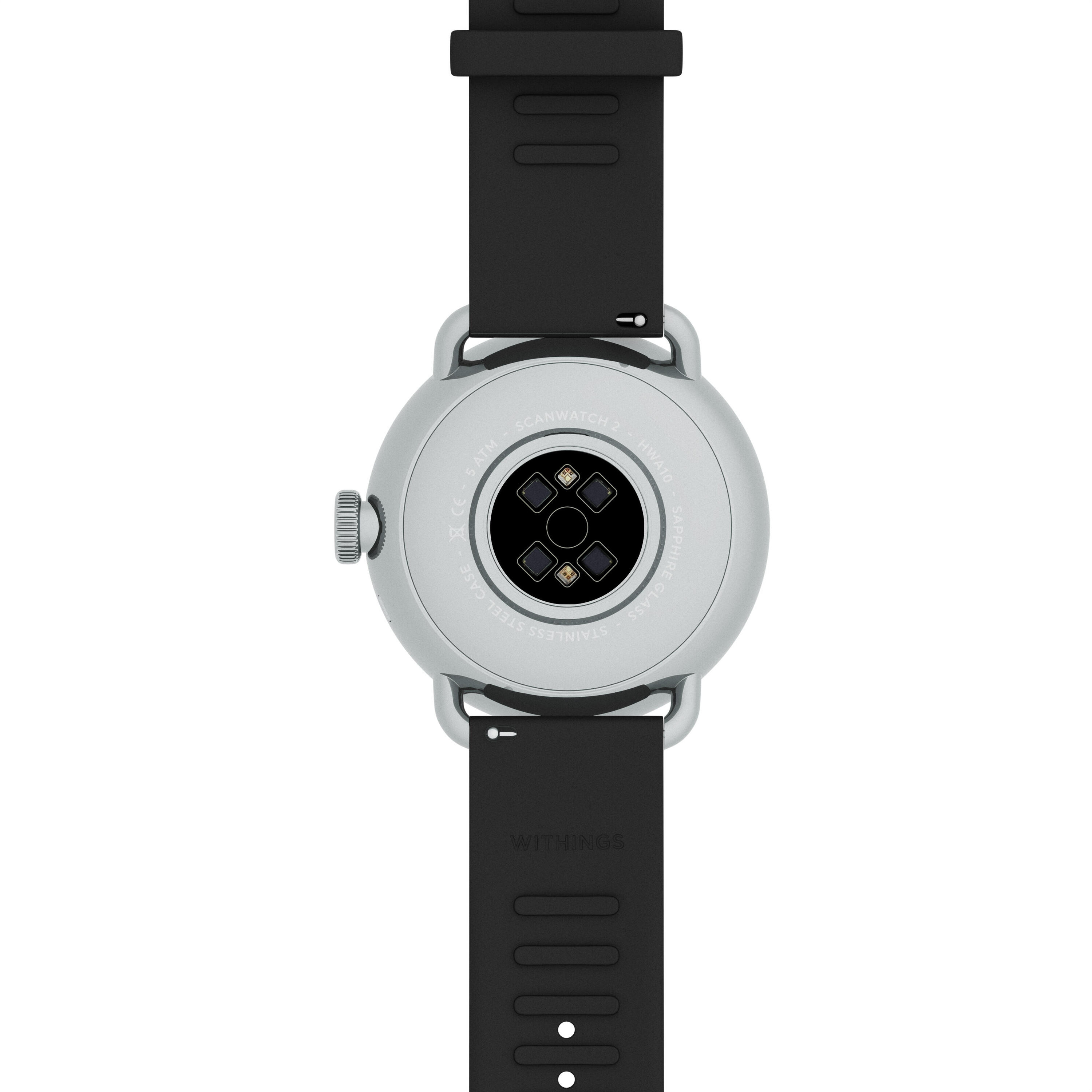 WITHINGS ScanWatch 2 - Smartwatch per la salute ECG SpO2 temperatura 38mm Nero 3/7