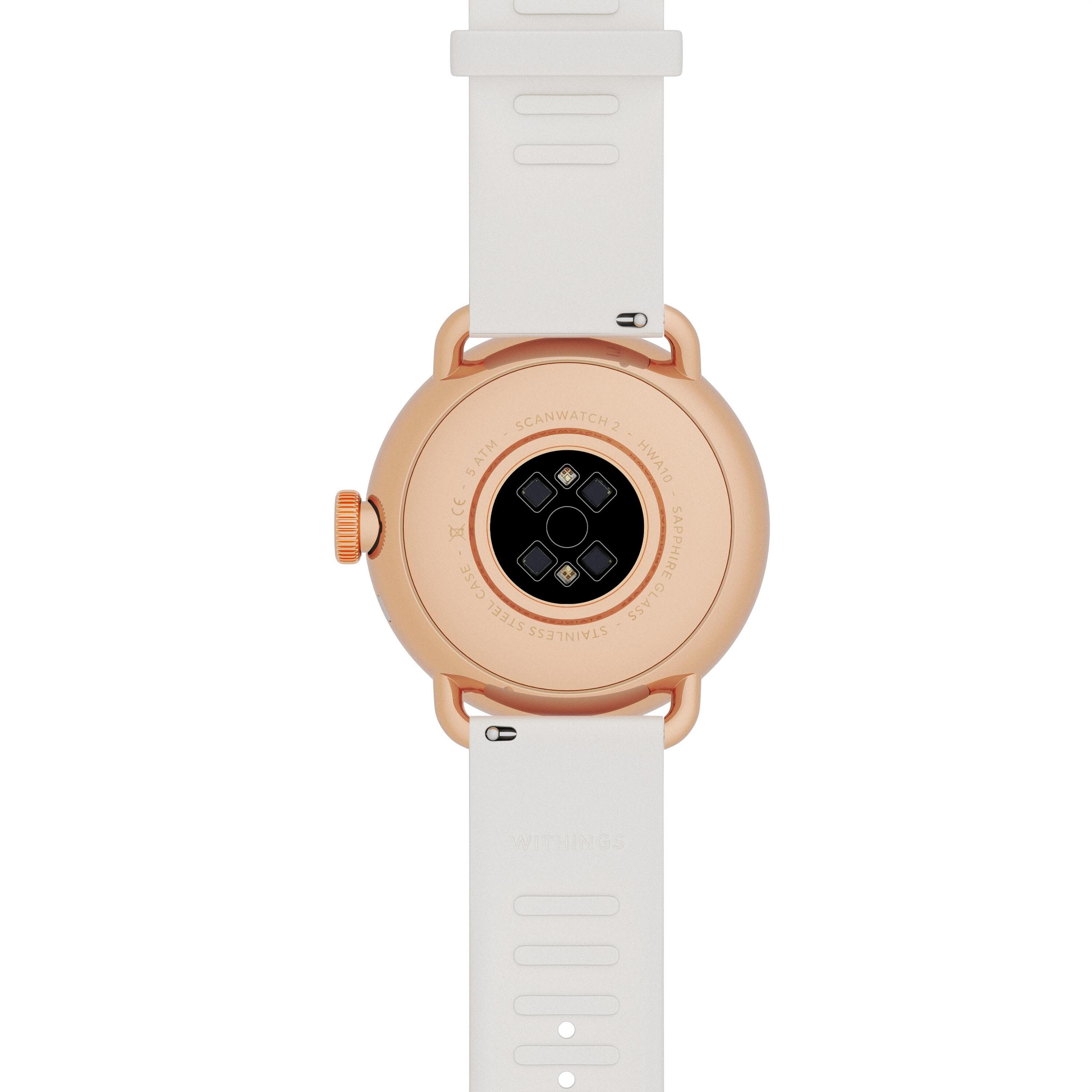 WITHINGS ScanWatch 2 - Smartwatch salute ECG SpO2 temperatura 38mm Oro Rosa 4/4