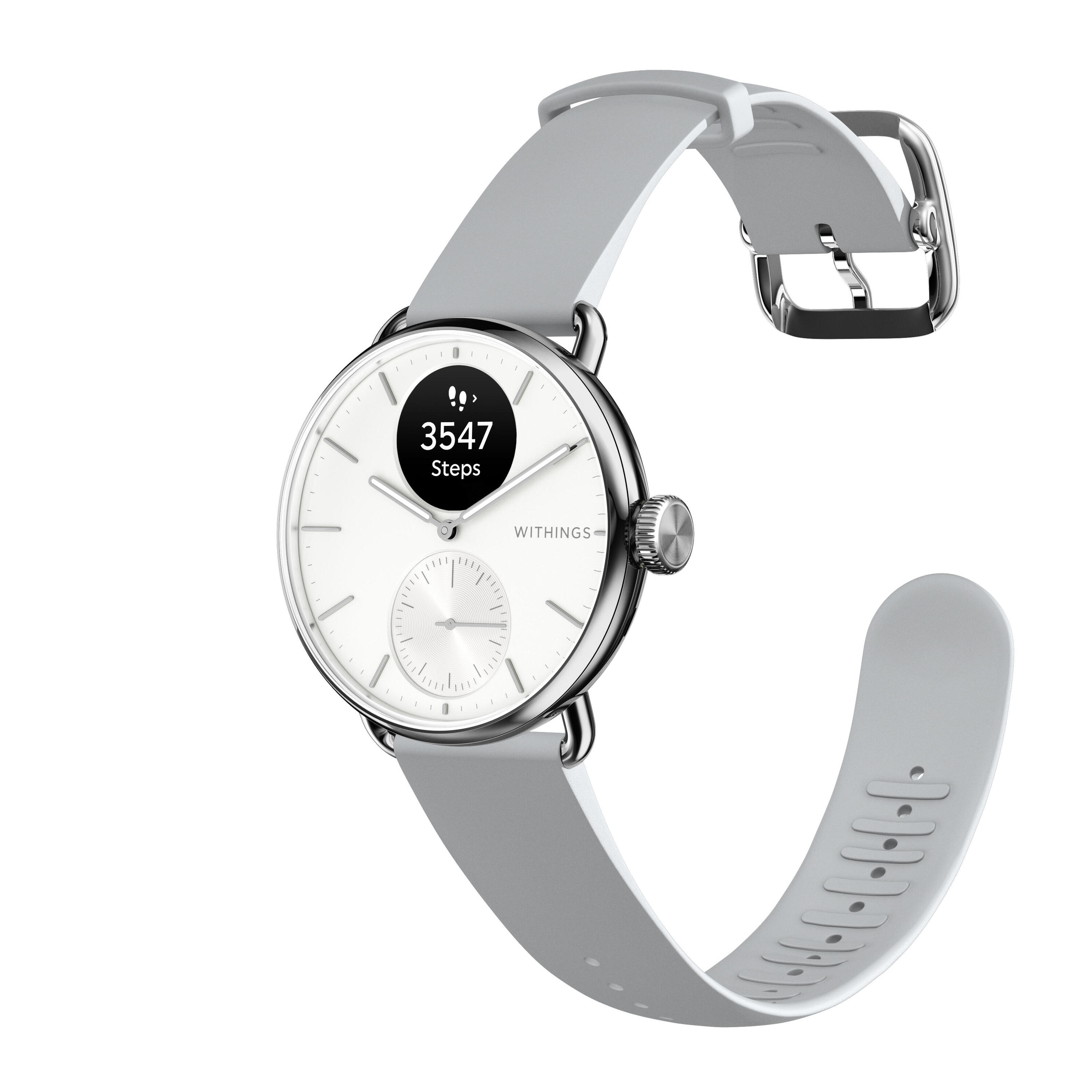 WITHINGS ScanWatch 2 - Smartwatch per la salute ECG SpO2 temperatura 38mm Bianco 2/7