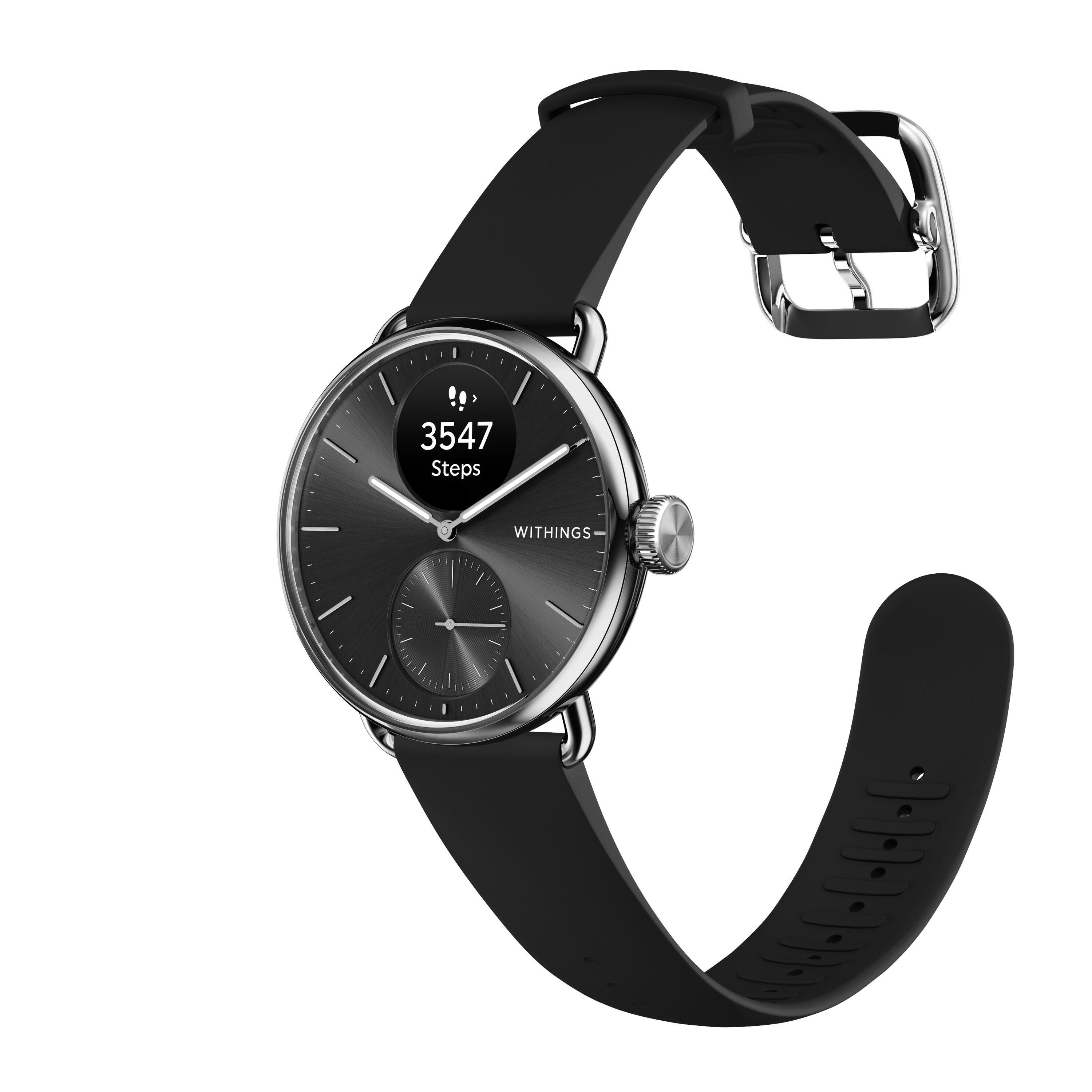 WITHINGS ScanWatch 2 - Smartwatch per la salute ECG SpO2 temperatura 38mm Nero 2/7