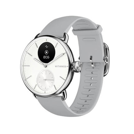 WITHINGS ScanWatch 2 - Montre connectée santé ECG SpO2 température 38mm Blanc