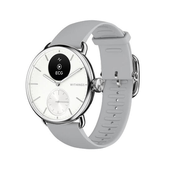 WITHINGS ScanWatch 2 - Montre connectée santé ECG SpO2 température 38mm Blanc