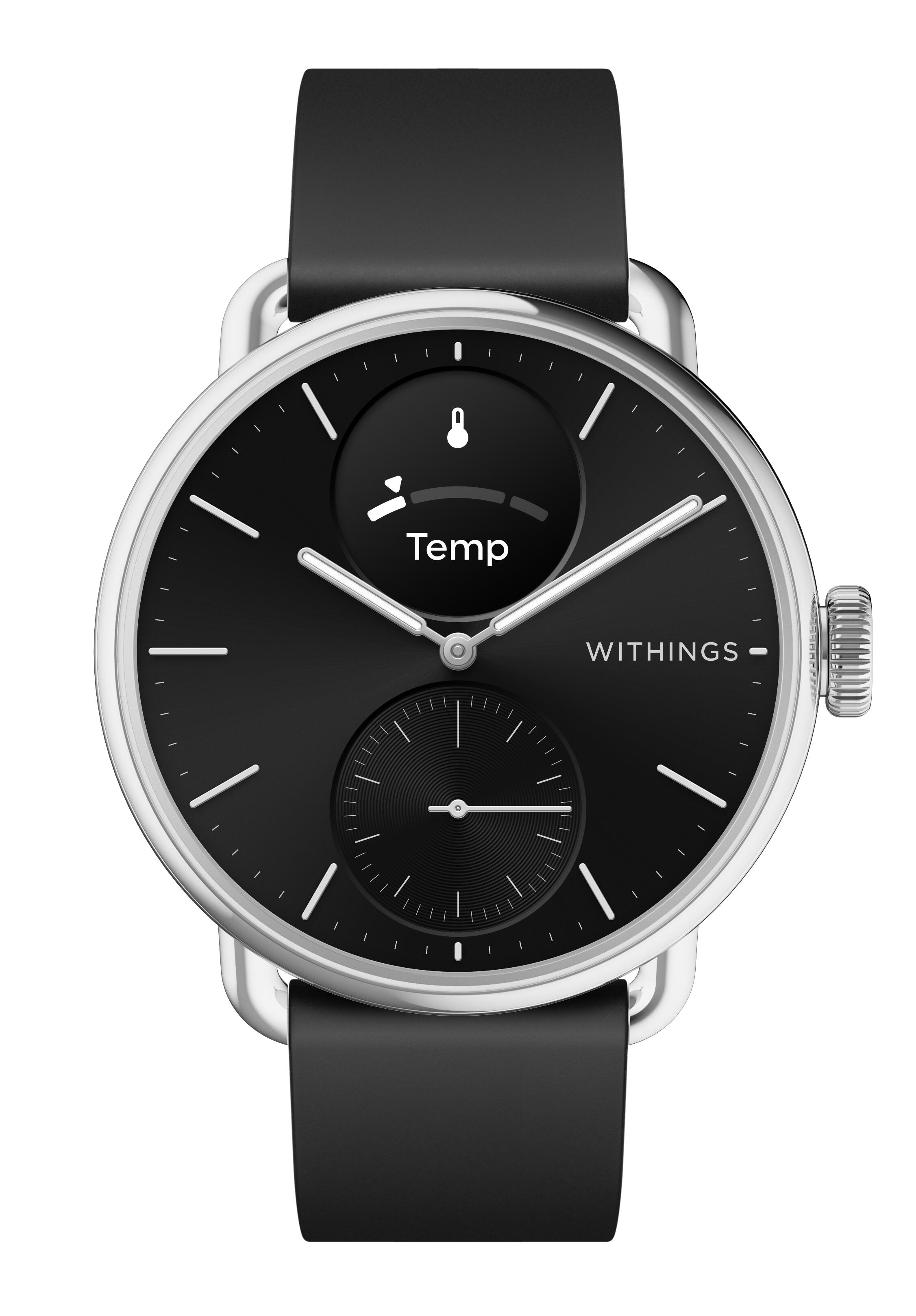 WITHINGS ScanWatch 2 - Smartwatch per la salute ECG SpO2 temperatura 38mm Nero 4/7