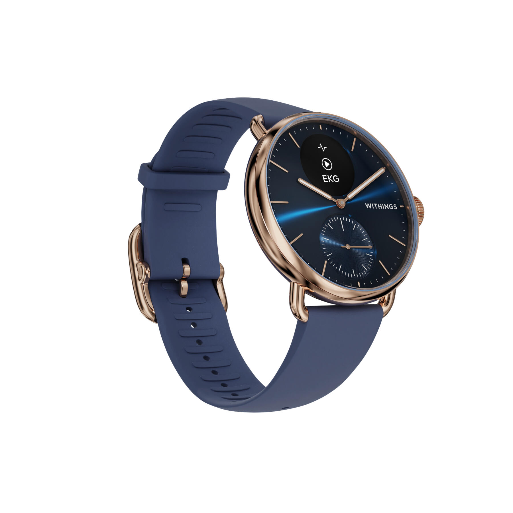 WITHINGS ScanWatch 2 - Montre connectée santé ECG SpO2 température 38mm Bleu 4/5