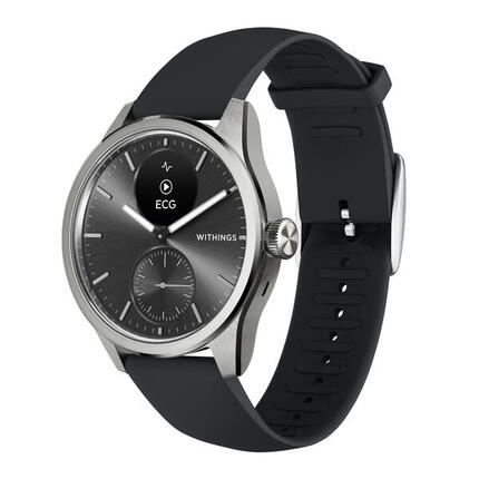 WITHINGS ScanWatch 2 - Montre connectée santé ECG SpO2 température 42mm Noir