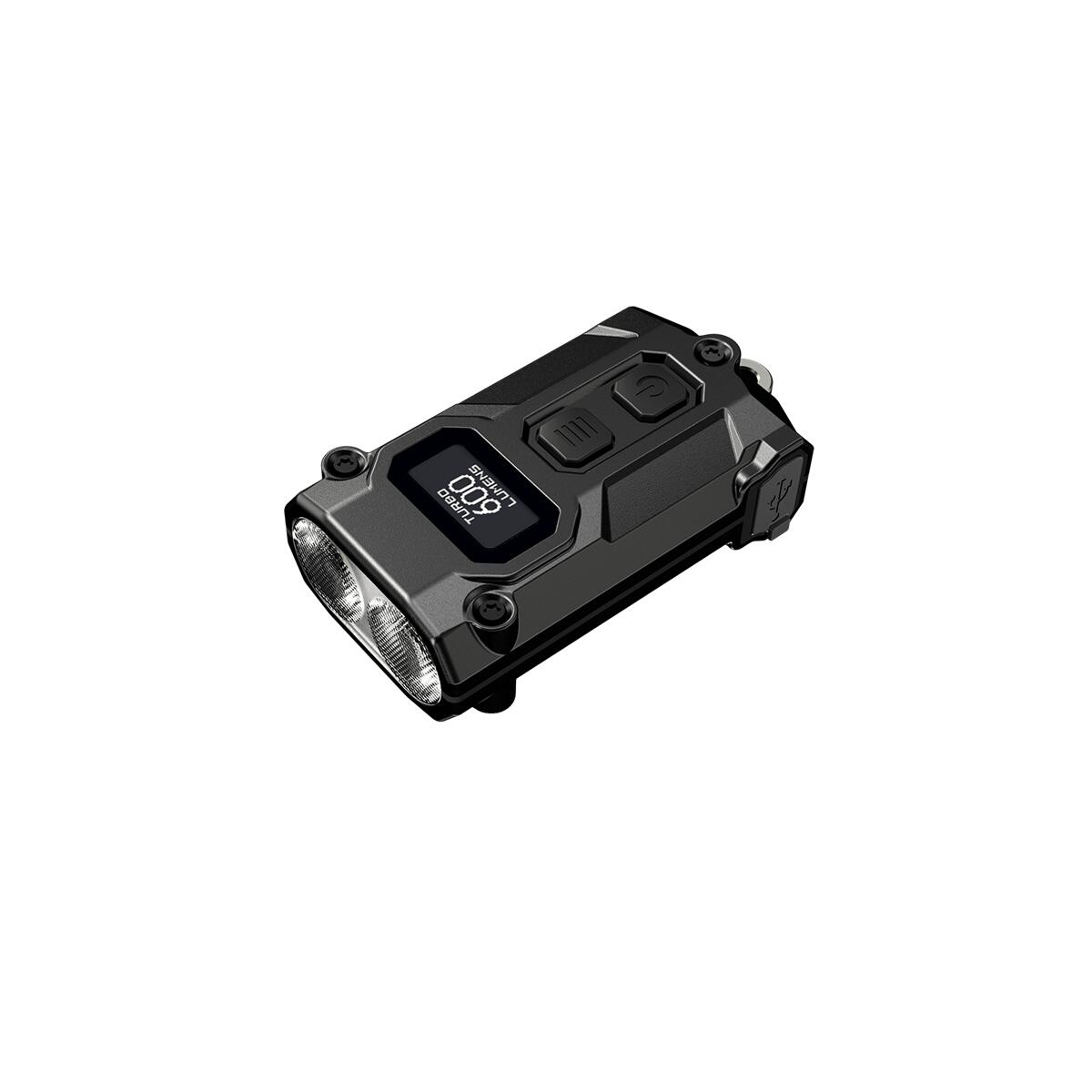 Lampe Nitecore Tini 3 – 600 Lumens, écran OLED, Porte-clés Ultra-compact