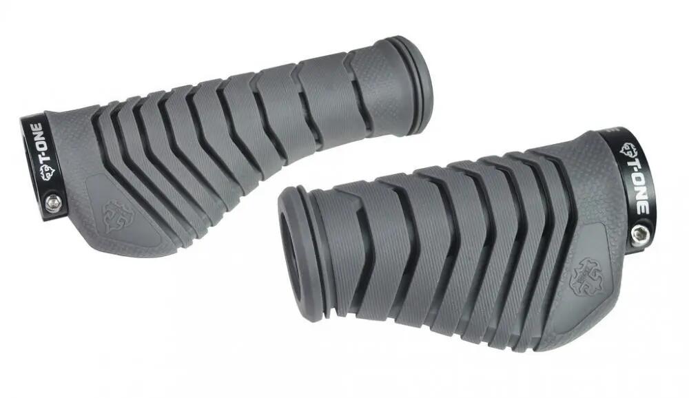 Poignées T-One Aero1x fixation par vis gris/noir 130 mm/90 mm 2/3
