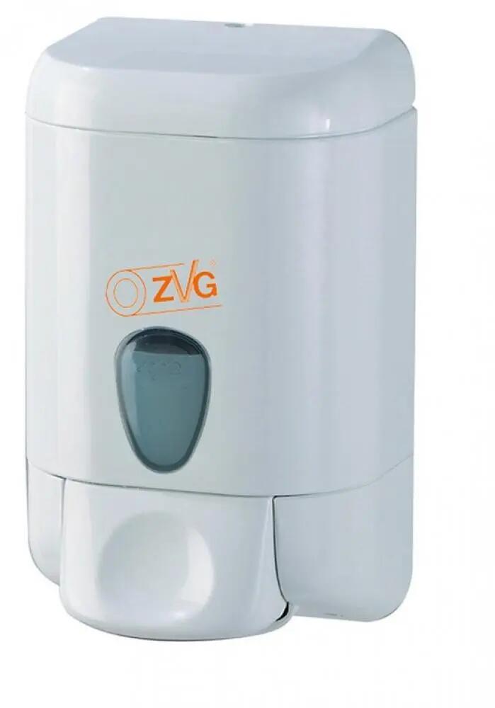 Distributeur de savon ZVG en plastique blanc env. 1000 ml, 20,1x11,2x12,8 cm 2/3
