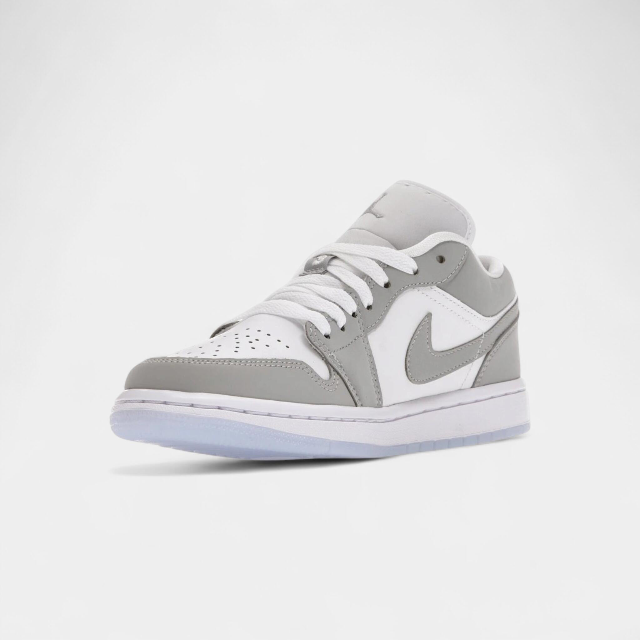 Jordan 1 Low Wolf Grey (Women's) 3/4