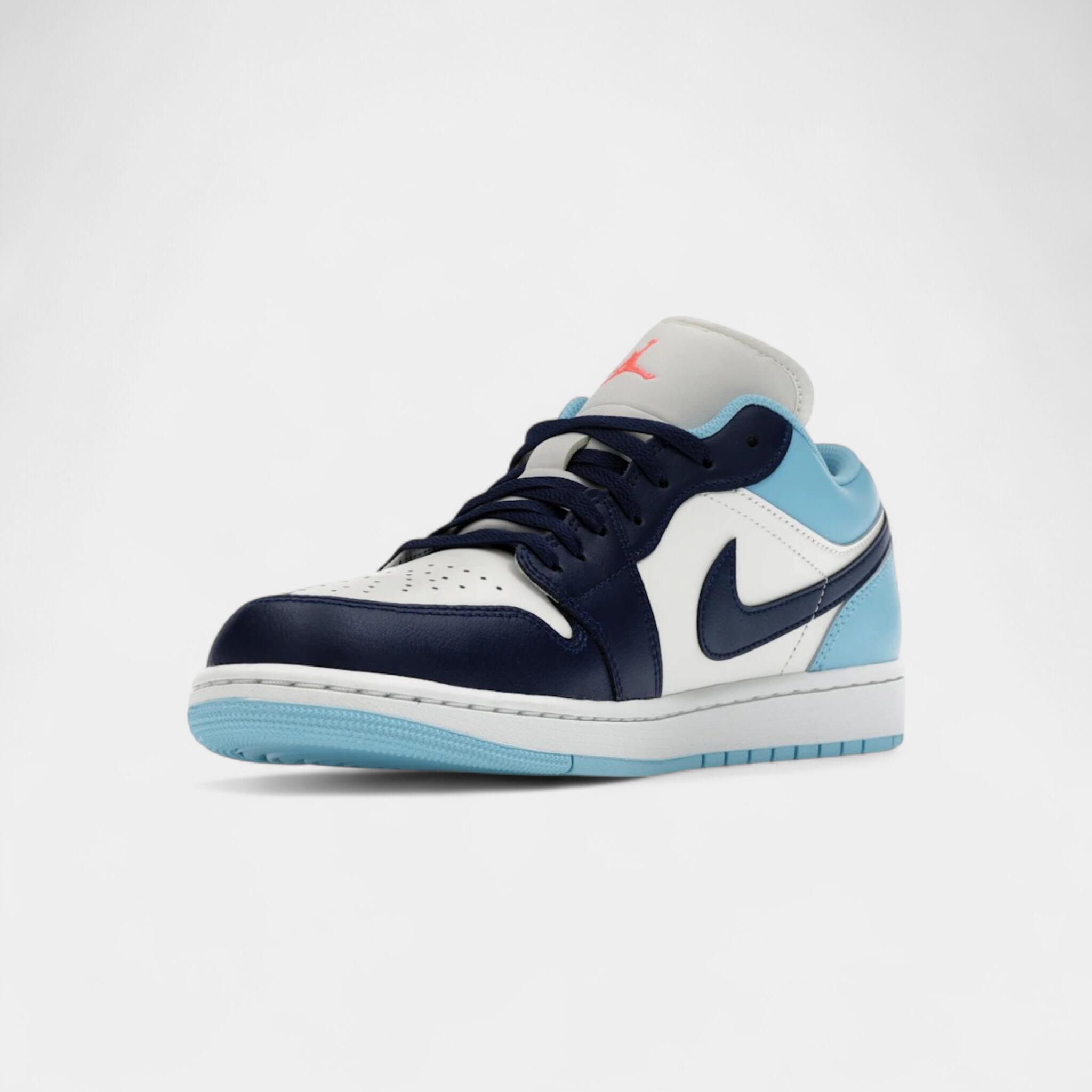 Jordan 1 Low Sail Blue Chill 3/4