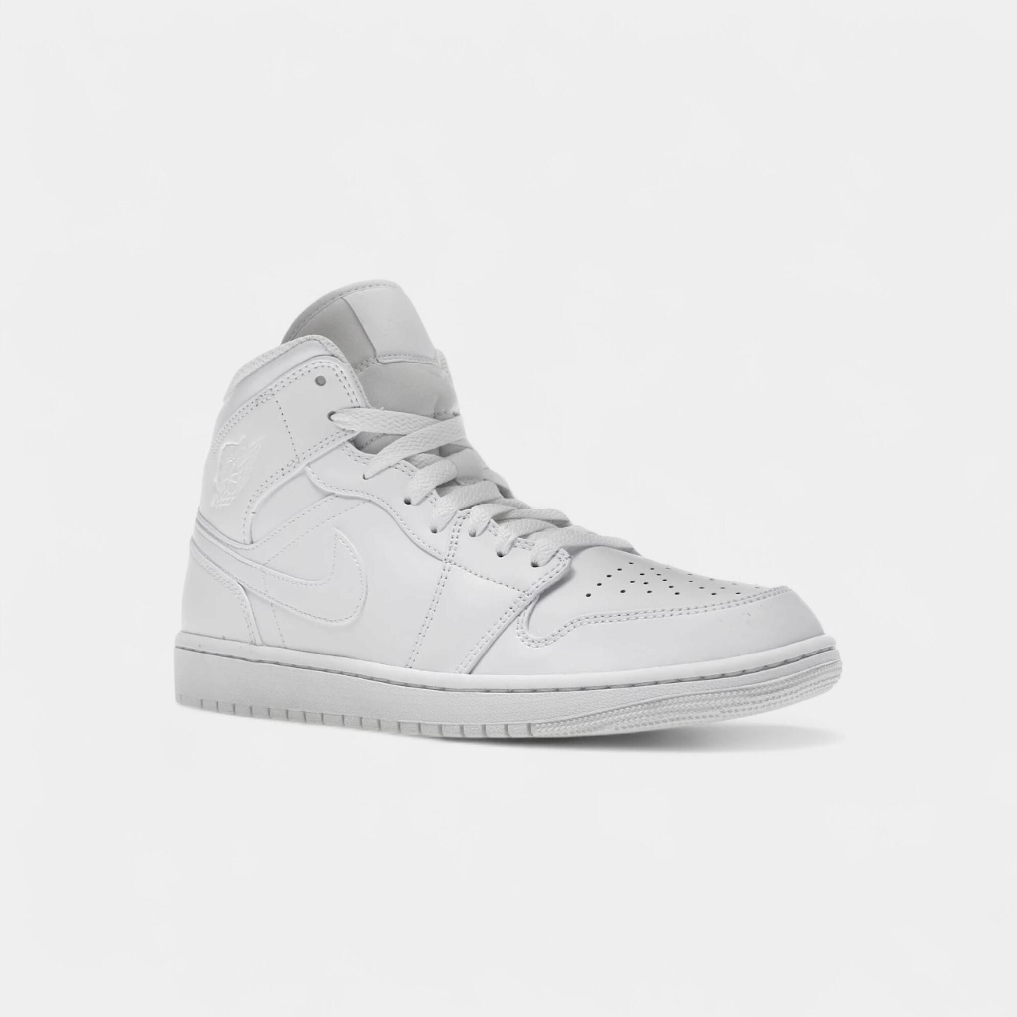 Jordan 1 Mid Triple White 2/4