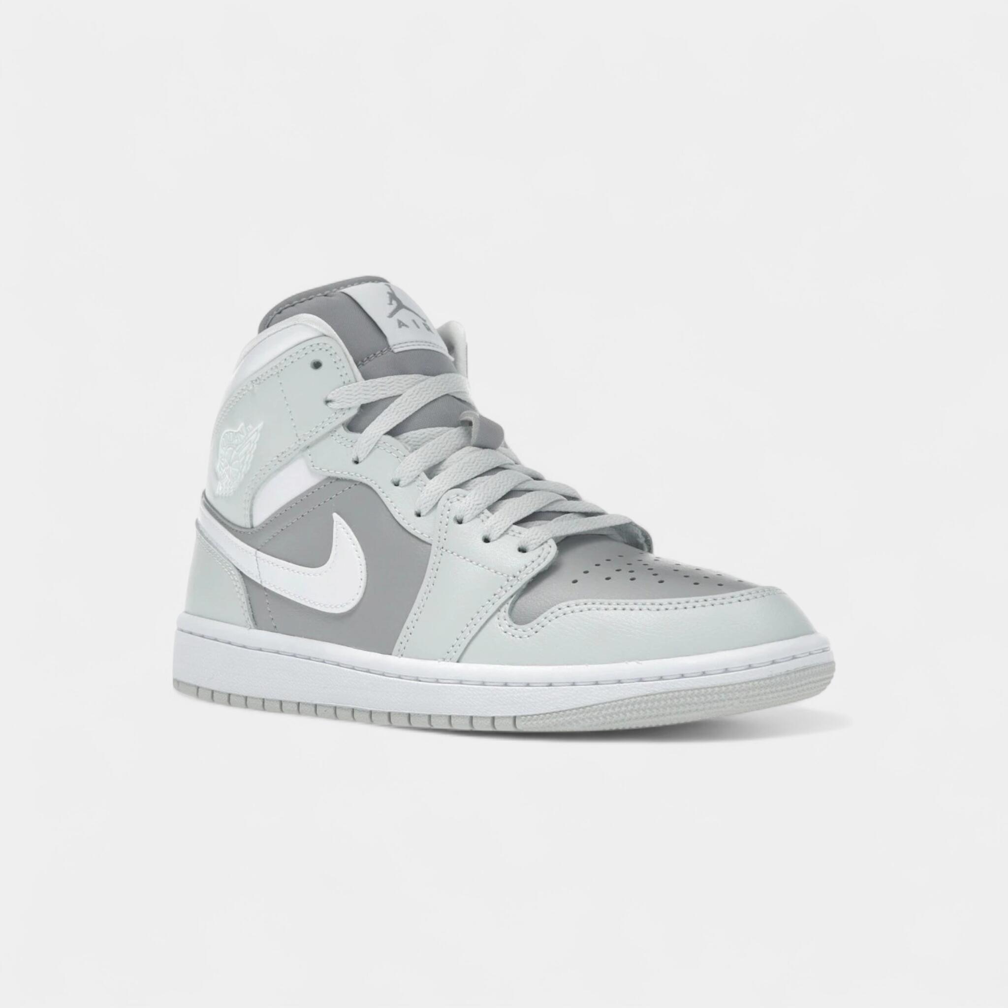Jordan 1 Mid Photon Dust Atmosphere Grey (Women's) 2/4