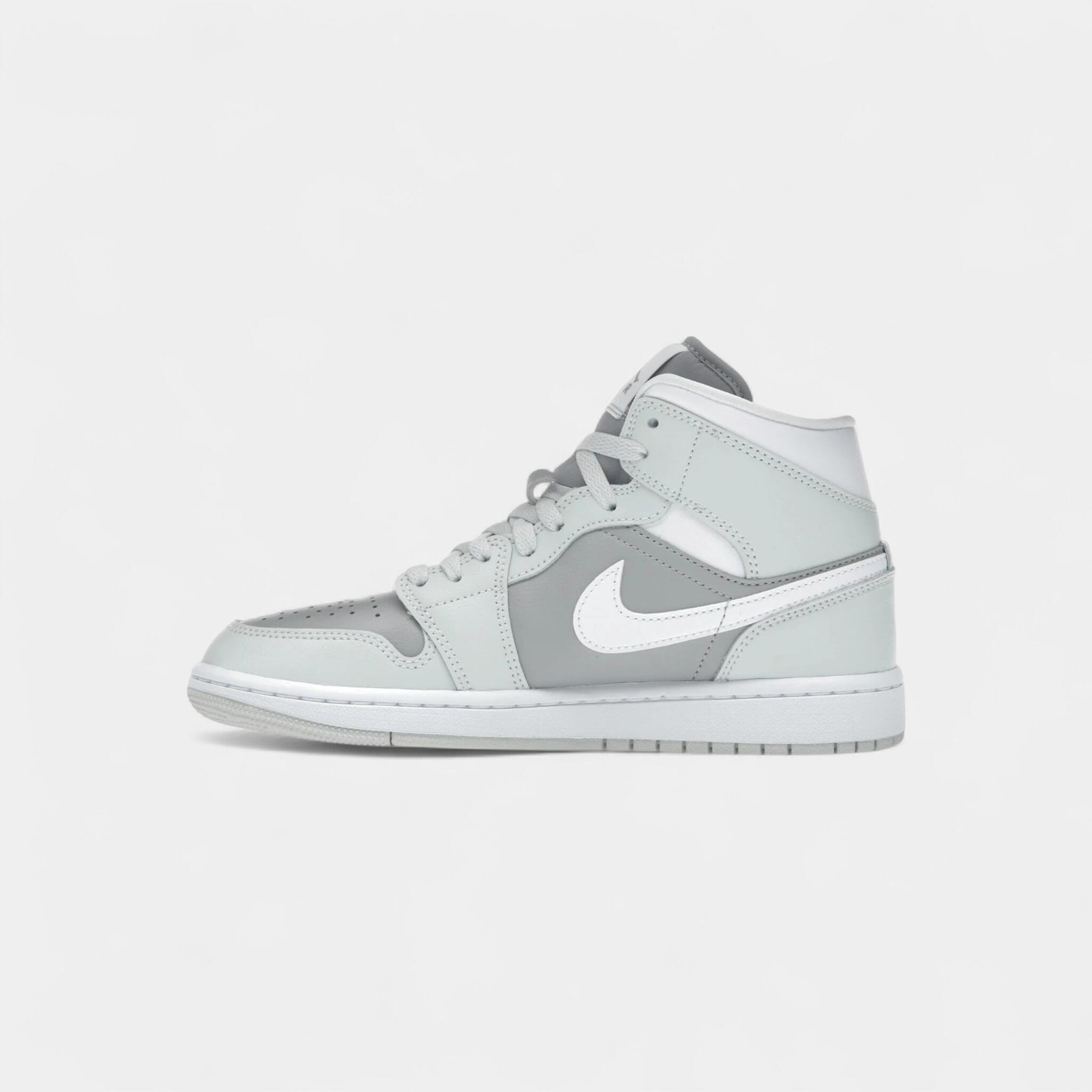 Jordan 1 Mid Photon Dust Atmosphere Grey (Women's) 4/4