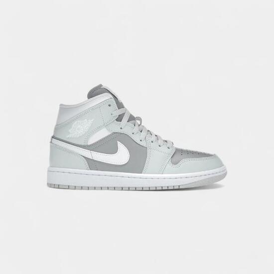 Jordan 1 Mid Photon Dust Atmosphere Grey (Women's)