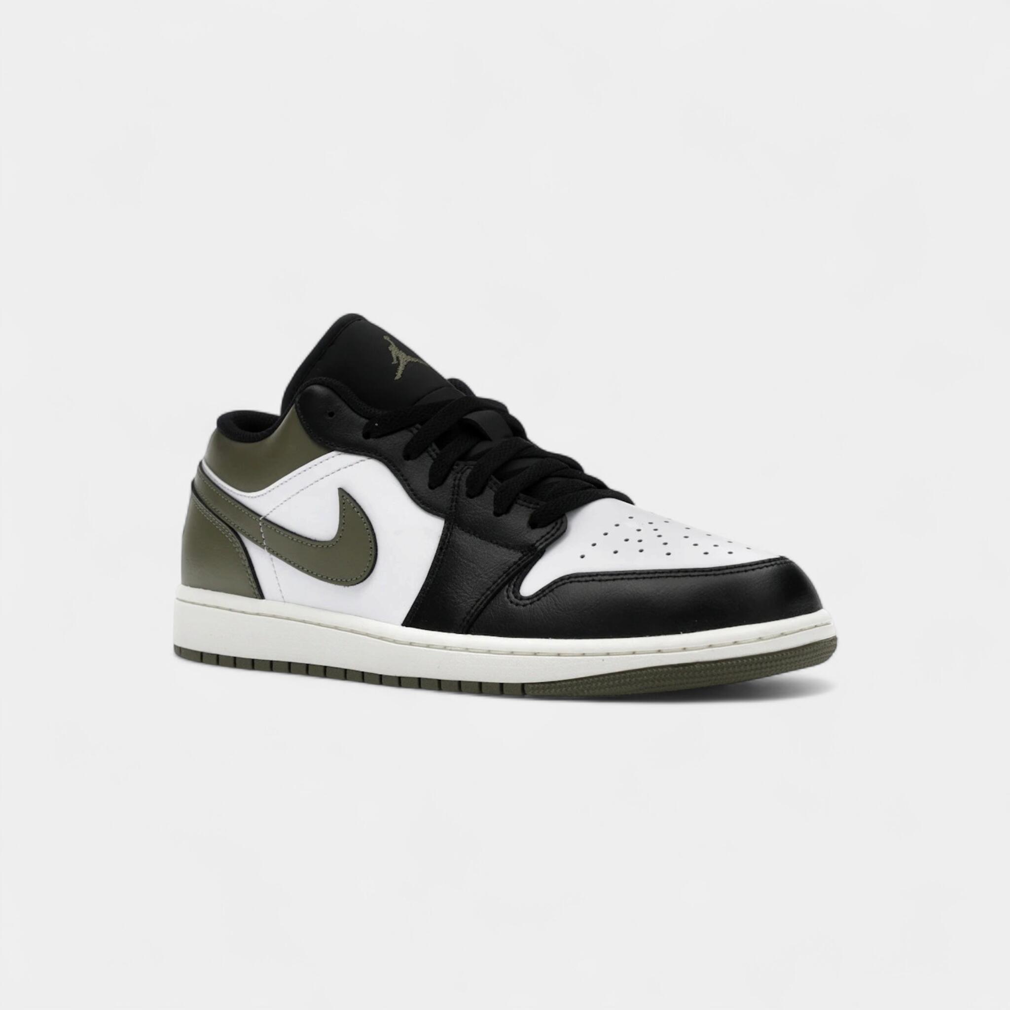 Jordan 1 Low Black Toe Medium Olive 2/4