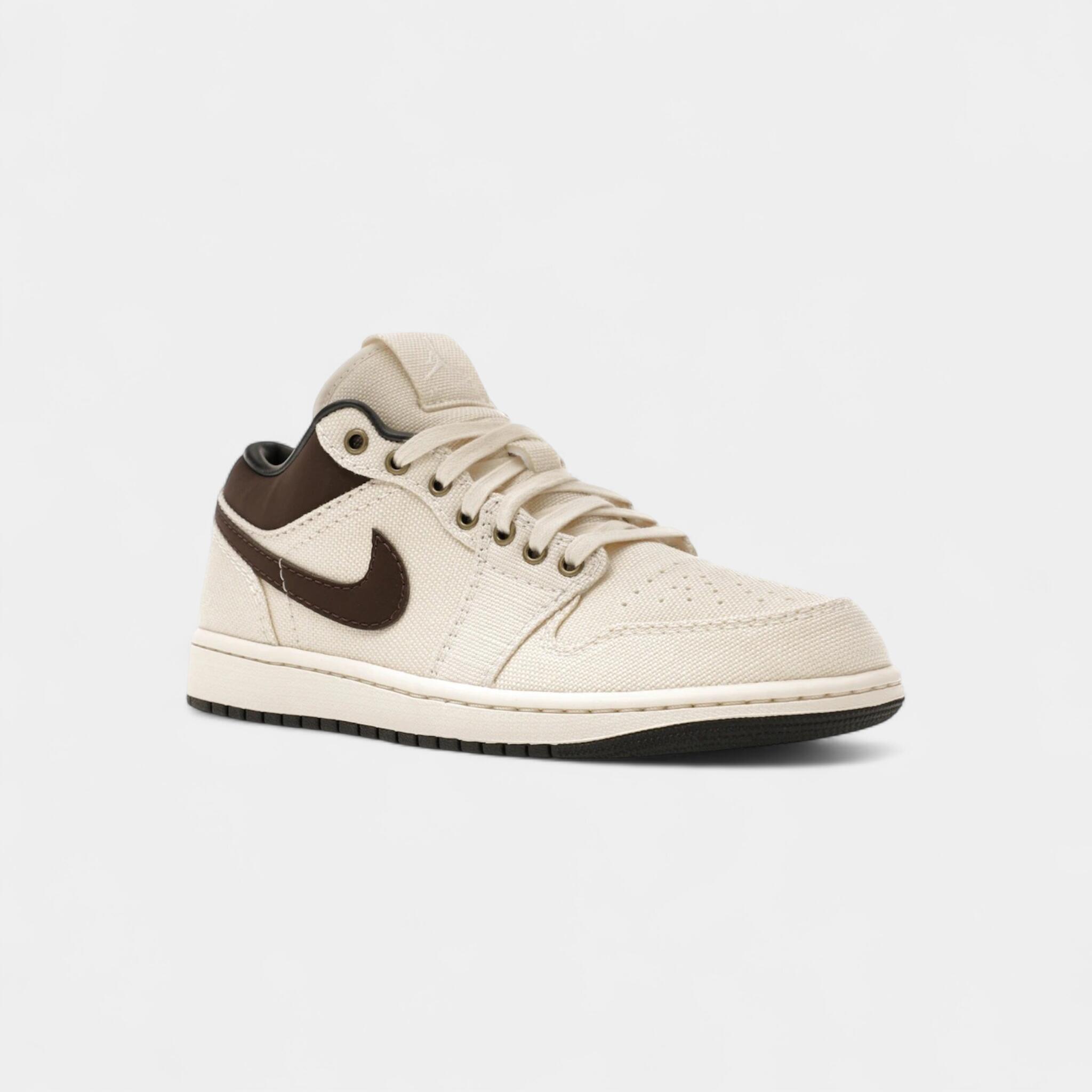 Jordan 1 Low Premium Pale Ivory Off Noir Baroque Brown 2/4