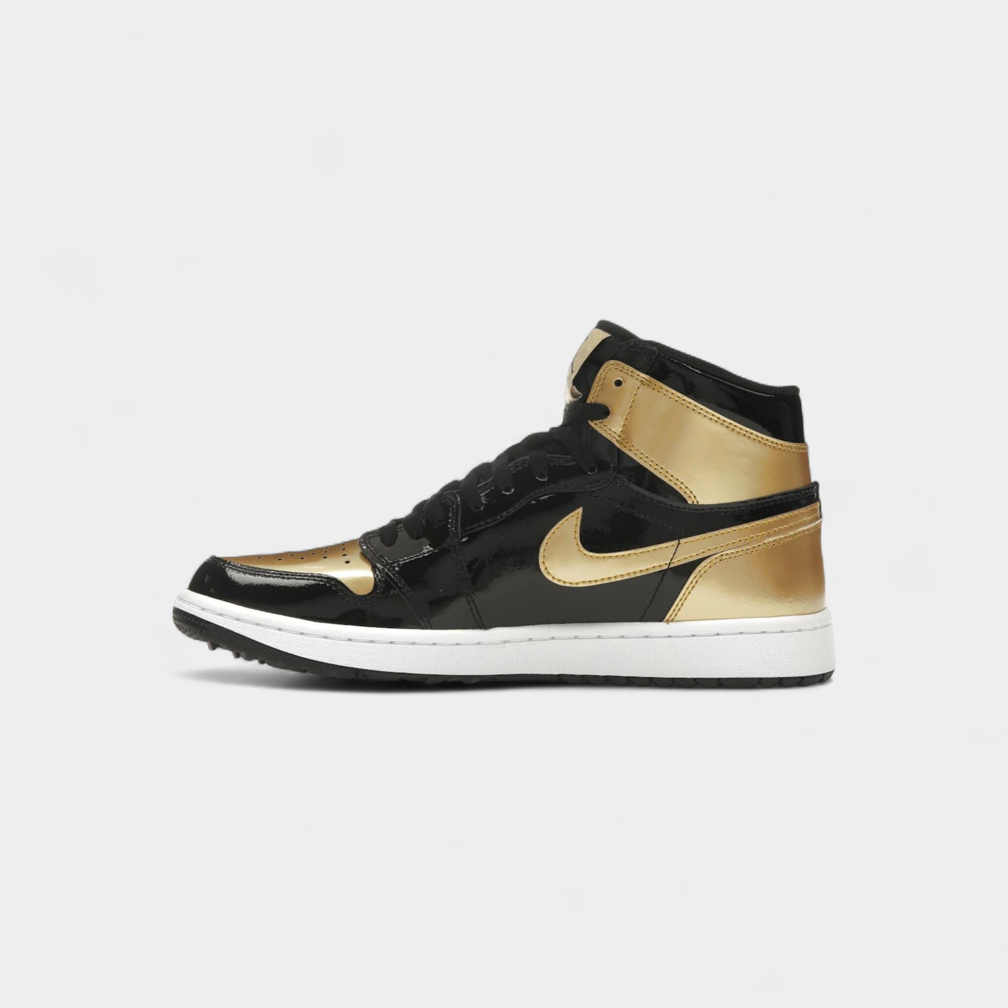 Jordan 1 Retro High Golf Patent Gold Toe 4/4