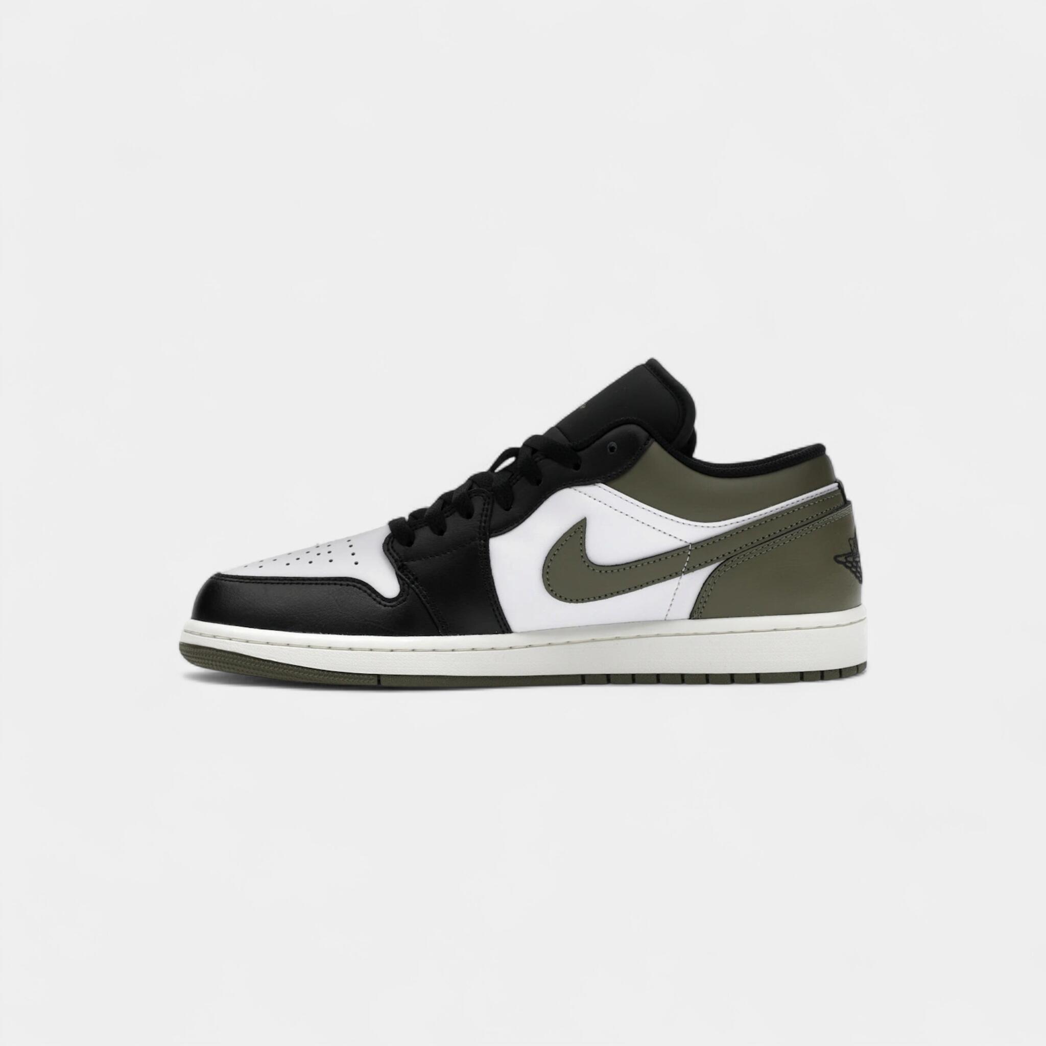 Jordan 1 Low Black Toe Medium Olive 4/4