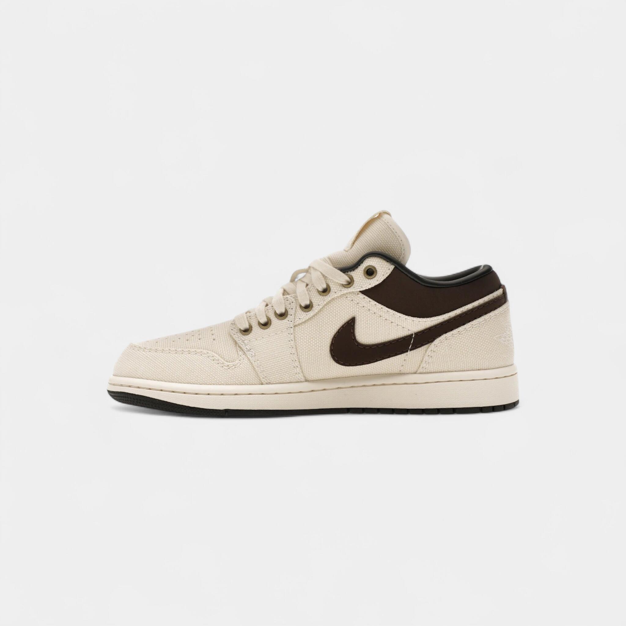 Jordan 1 Low Premium Pale Ivory Off Noir Baroque Brown 4/4