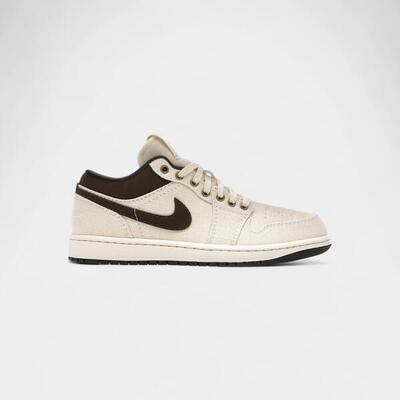 Jordan 1 low premium pale ivory off noir baroque brown