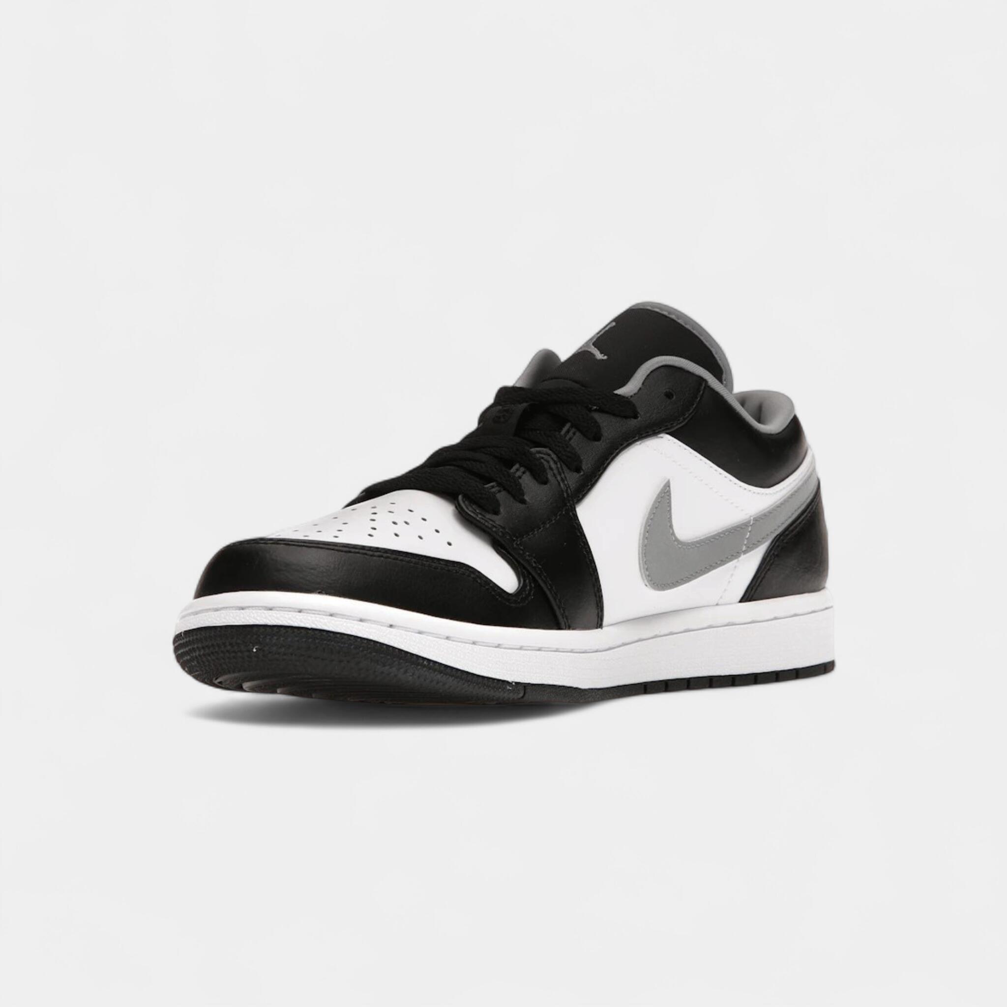 Jordan 1 Low Black White Grey 3/4