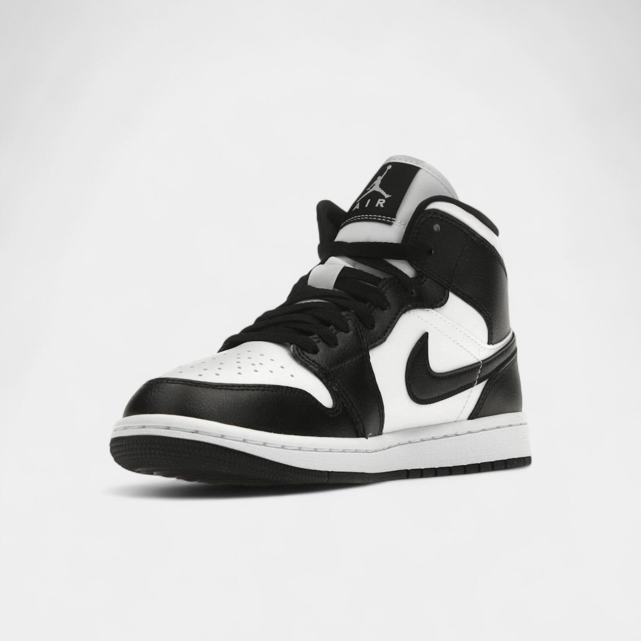 Jordan 1 Mid Panda (Women's) 3/4