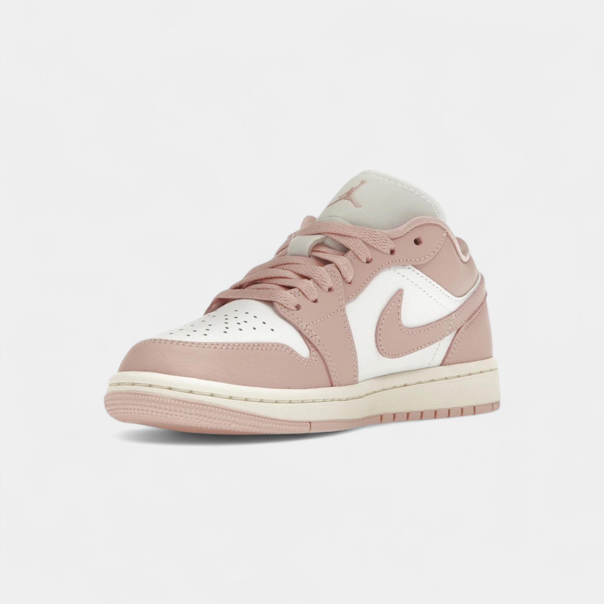 Jordan 1 Low Pink Oxford (Women's) 3/4
