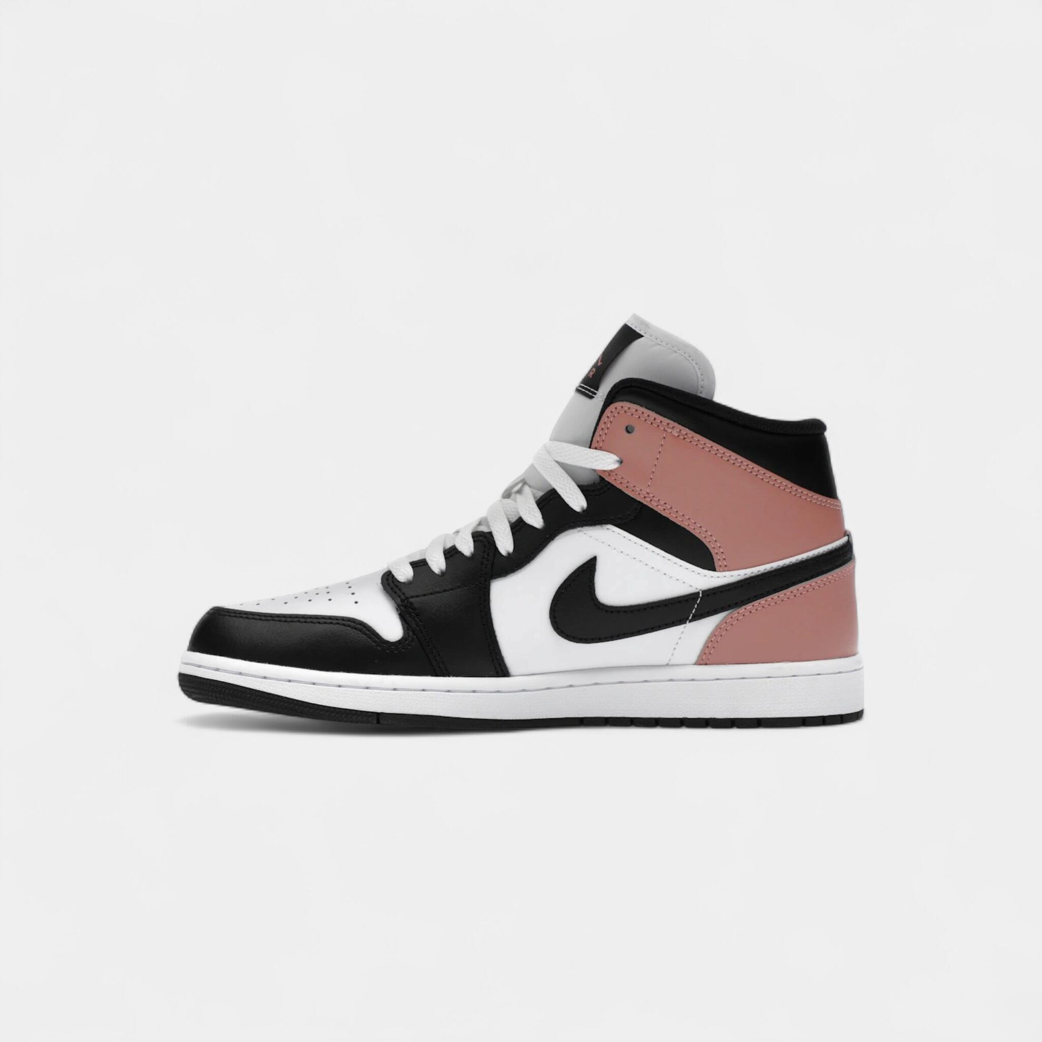 Jordan 1 Mid White Rust Pink Black 4/4