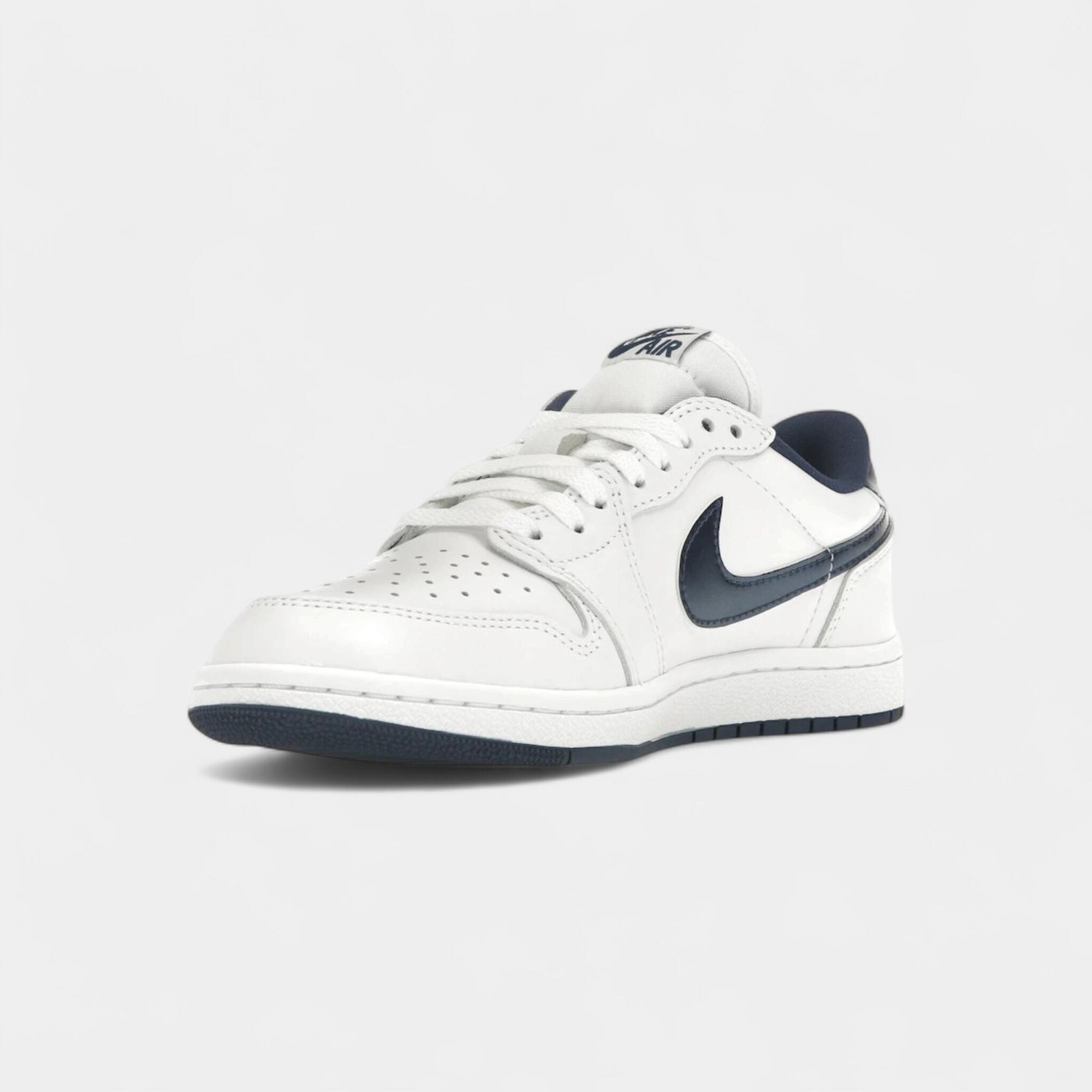 Jordan 1 Retro Low '85 Metallic Blue 3/4