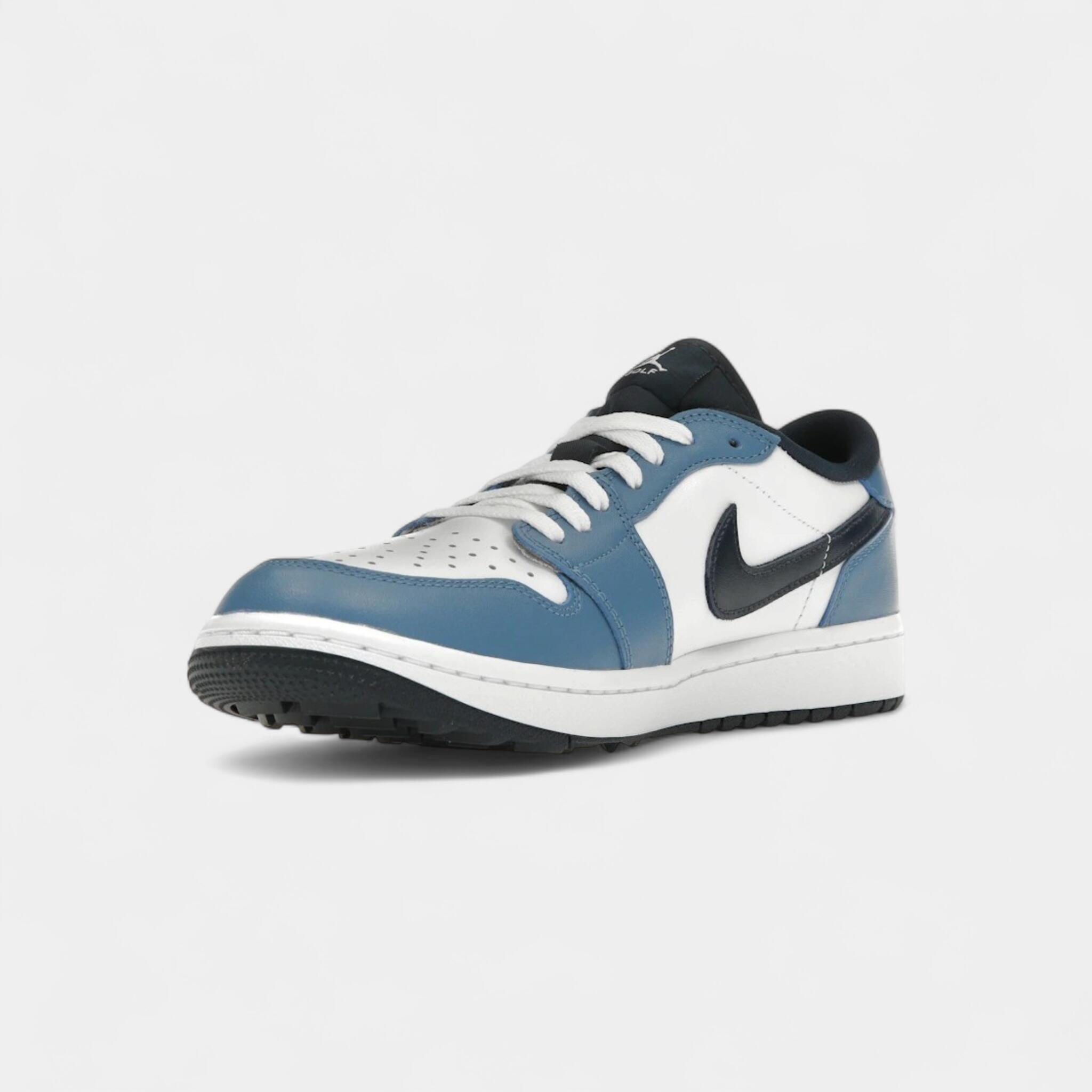 Jordan 1 Low Golf White Aegean Storm | Decathlon