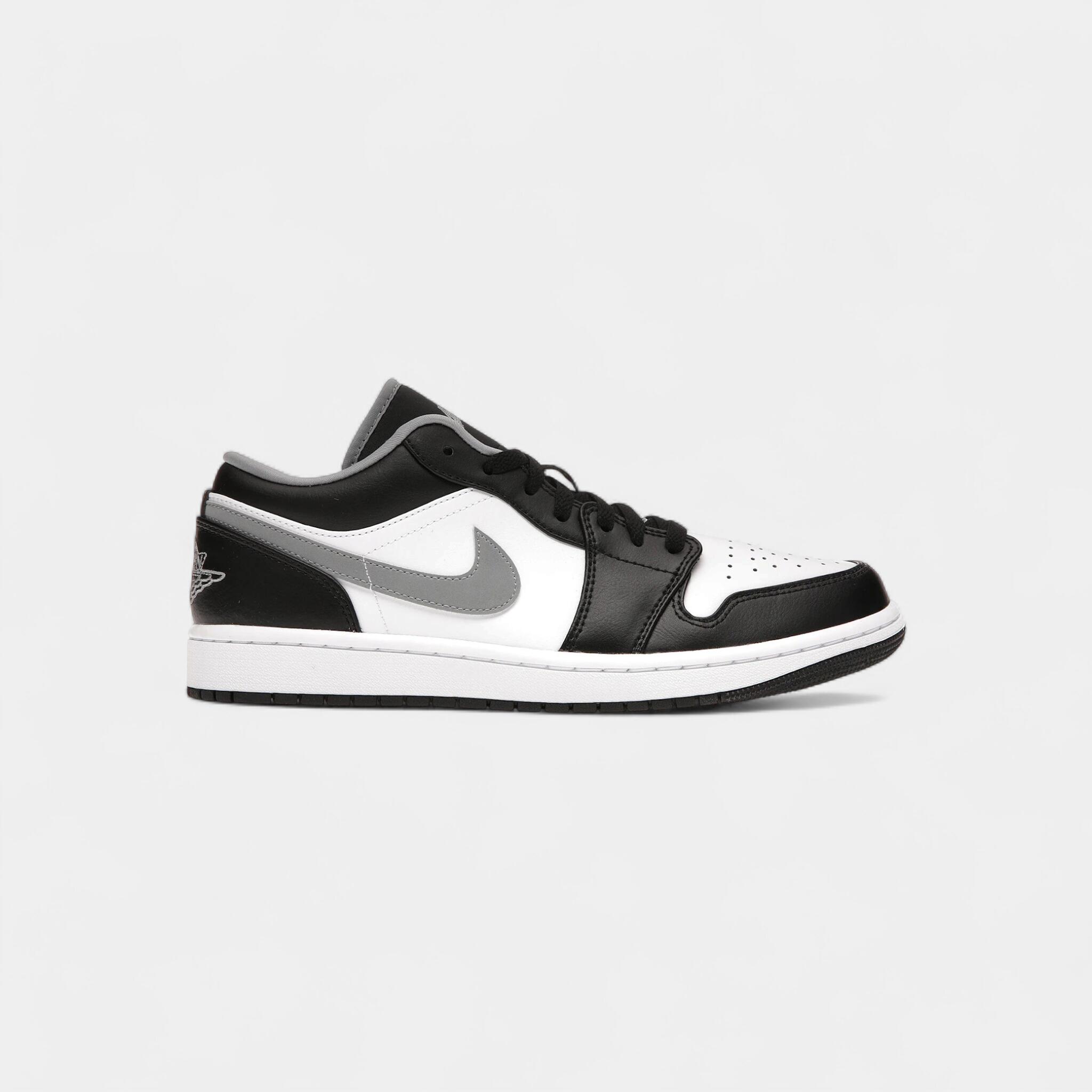 Jordan 1 Low Black White Grey 1/4